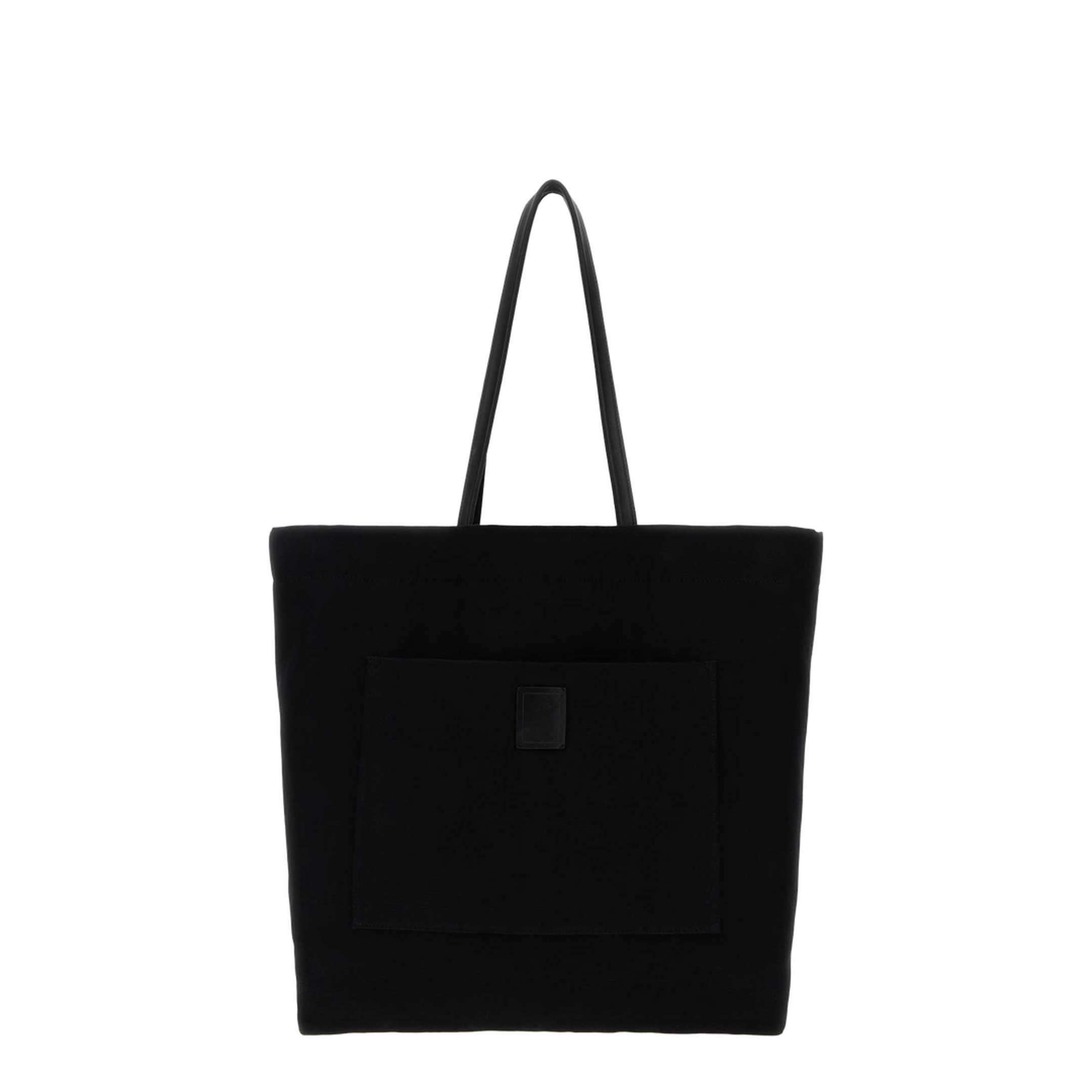 MAYFEYR - The Row - Black Canvas Tori Shopping Bag - W2115MW012BBLCS
