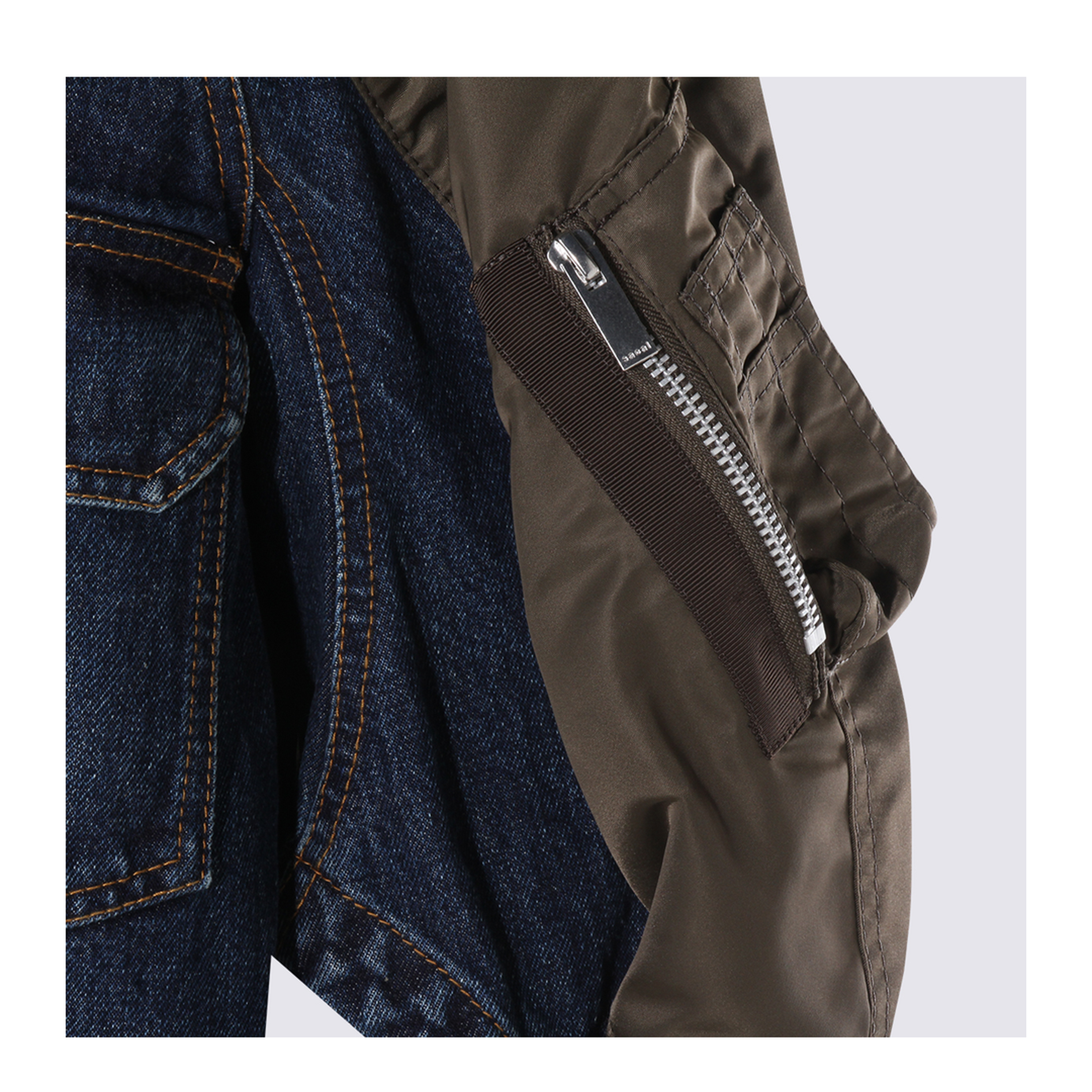 Denim Bomber Jacket