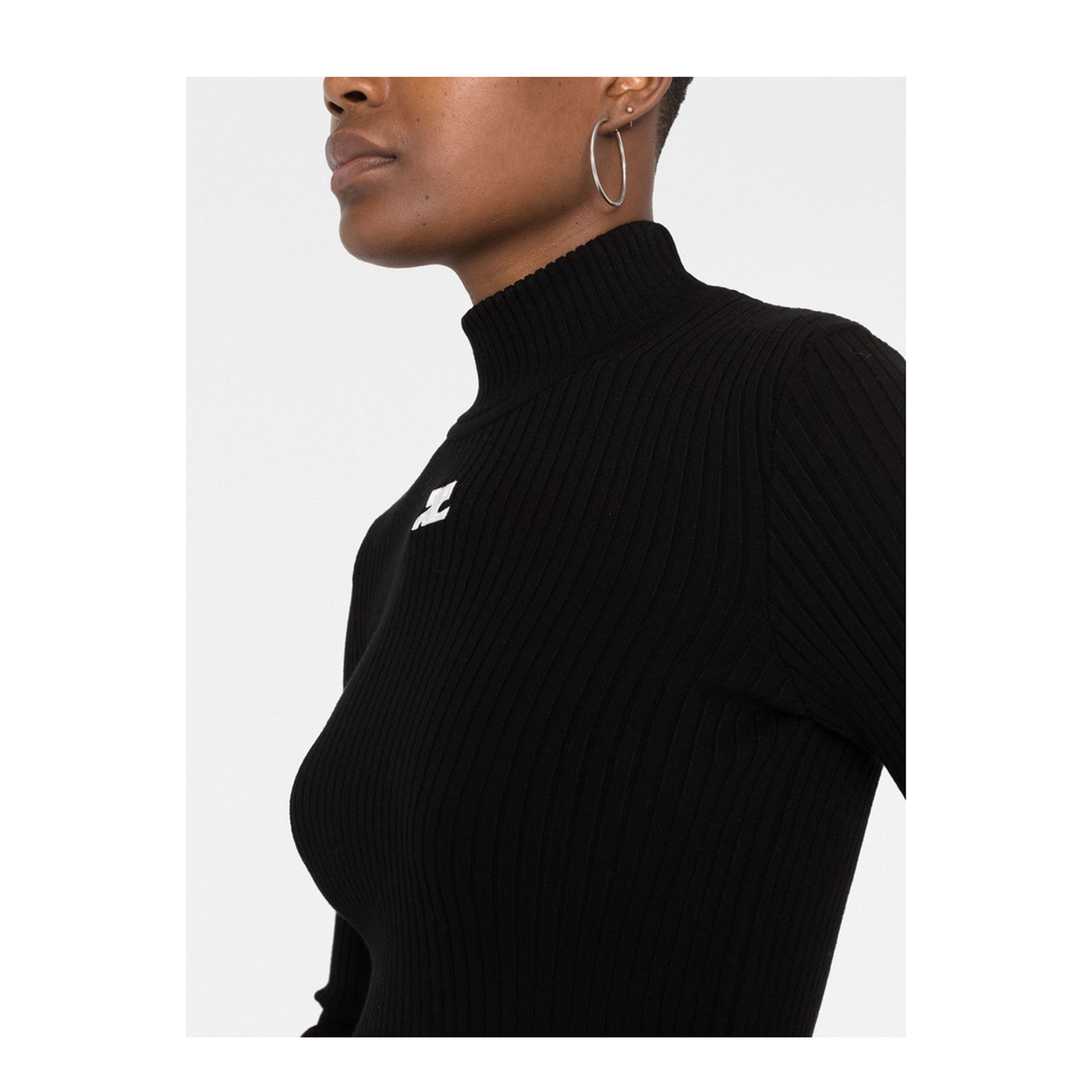 MAYFEYR - Courreges - Re-Edition Sweaters Black - PERMPU022FI00019999