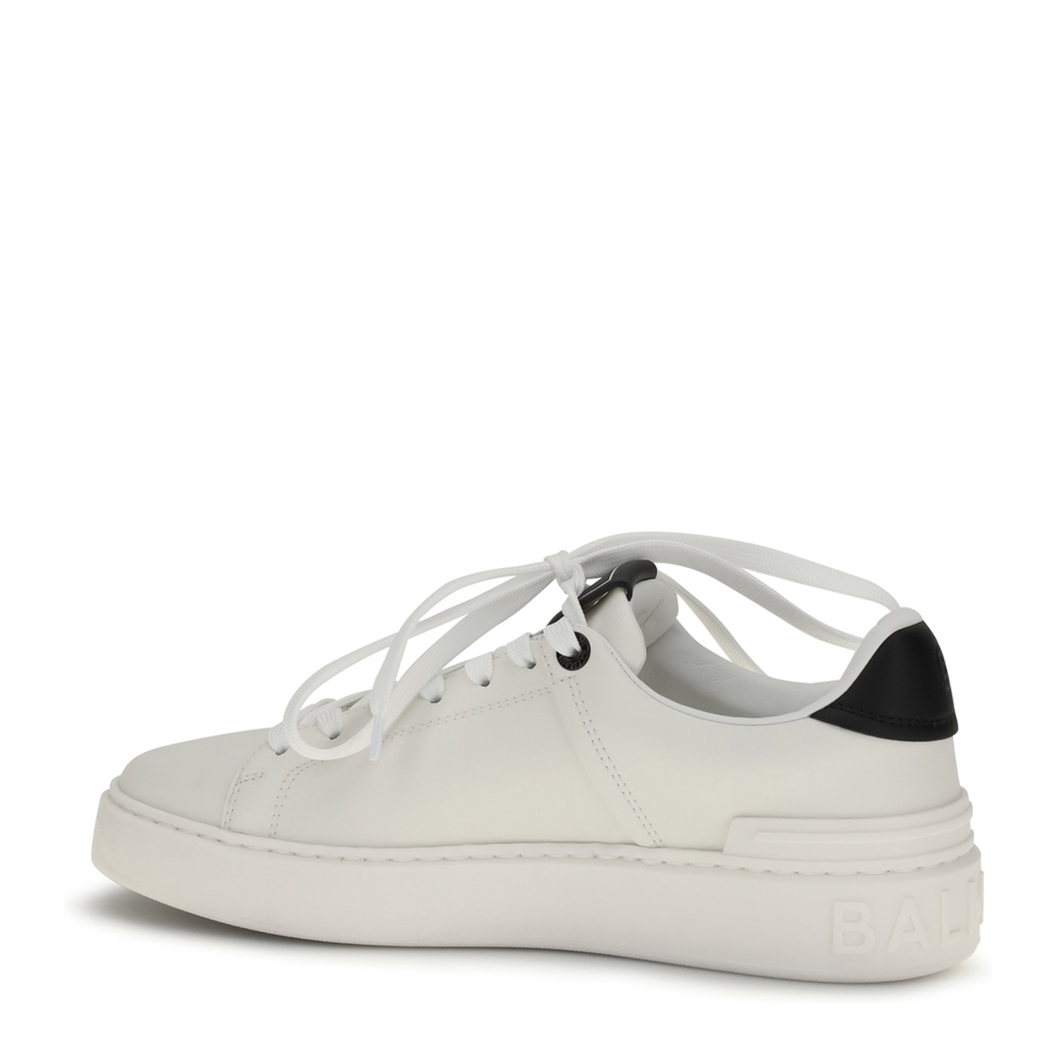 MAYFEYR - Balmain - B-Court Sneakers In Calfskin Leather - GN0VI690LVTR