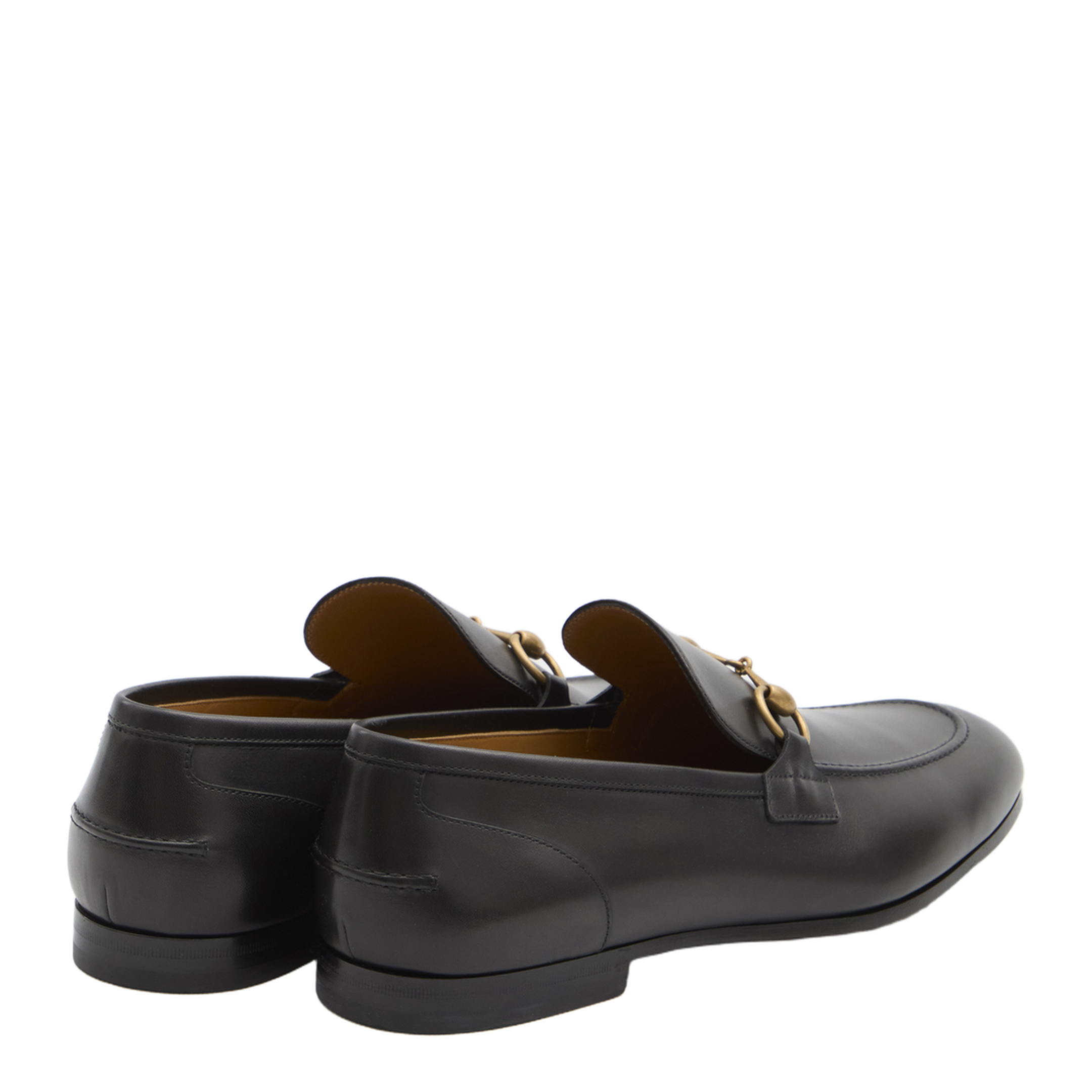 Black Leather Jordaan Loafer