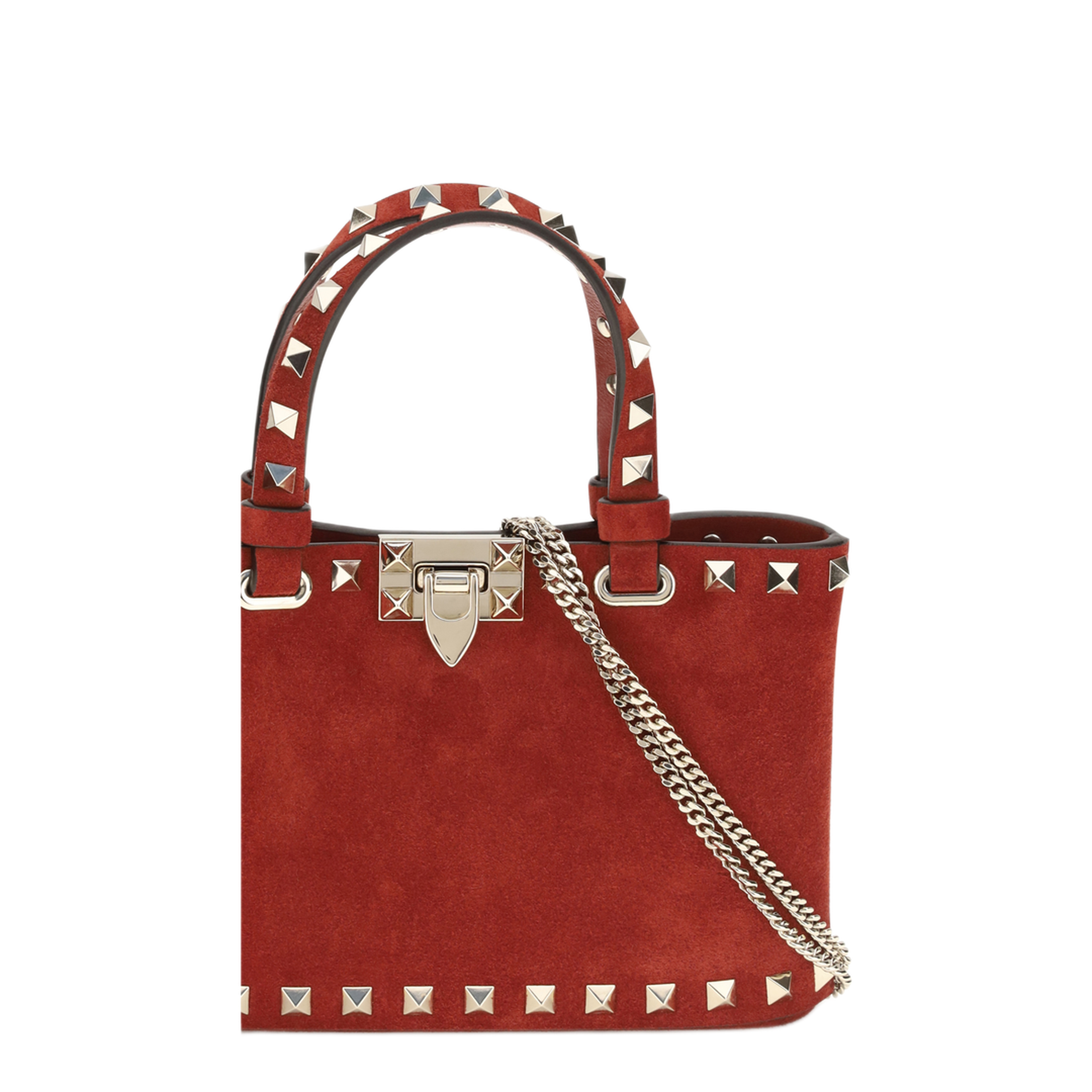 MAYFEYR - Valentino - Suede Rockstud Mini Handbag - 9W2P0AT0KQQ