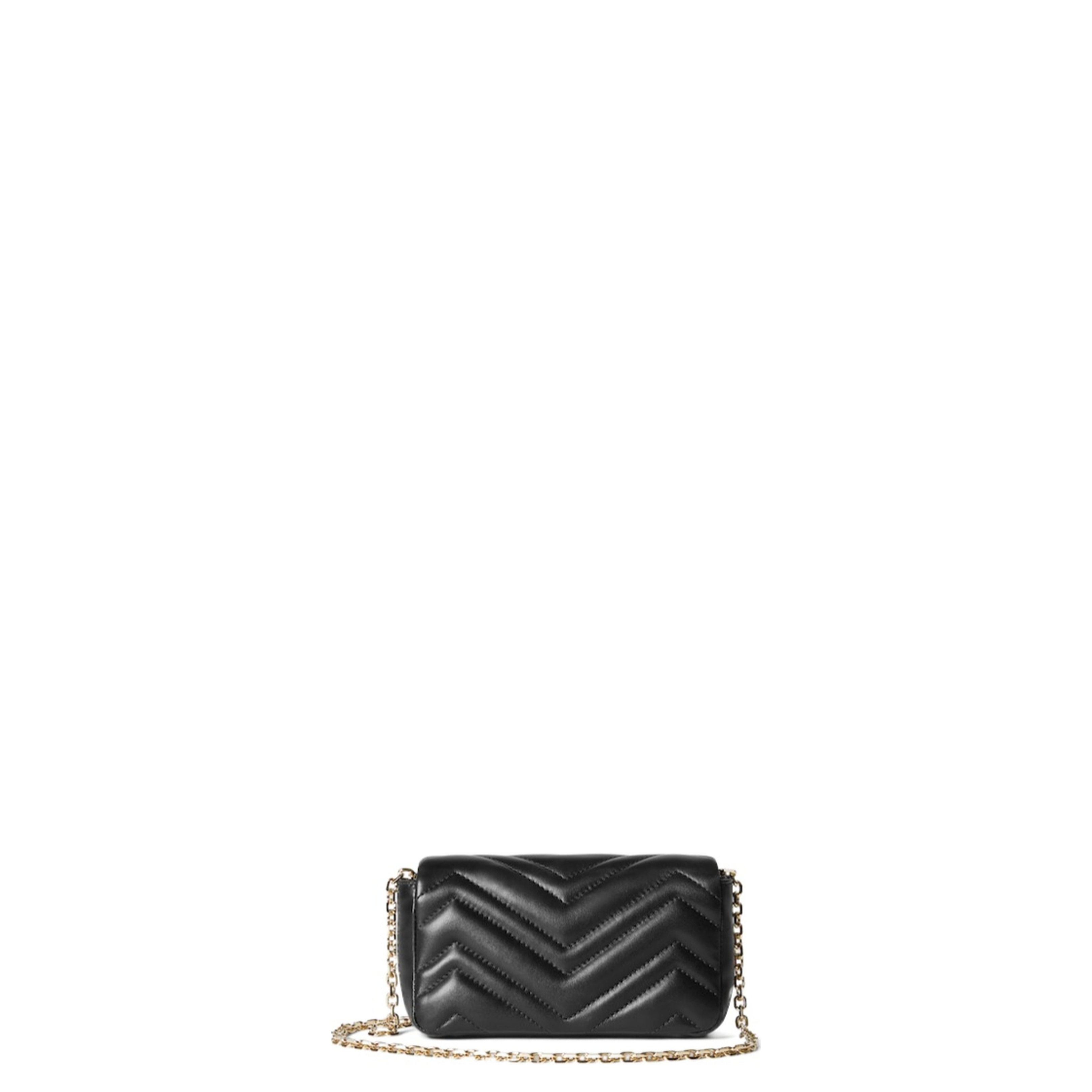 Marmont Mini Shoulder Bag in Black Leather