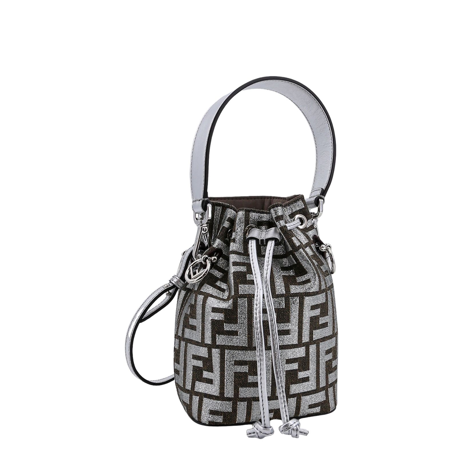Mon Tresor Canvas Bucket Bags - Gray
