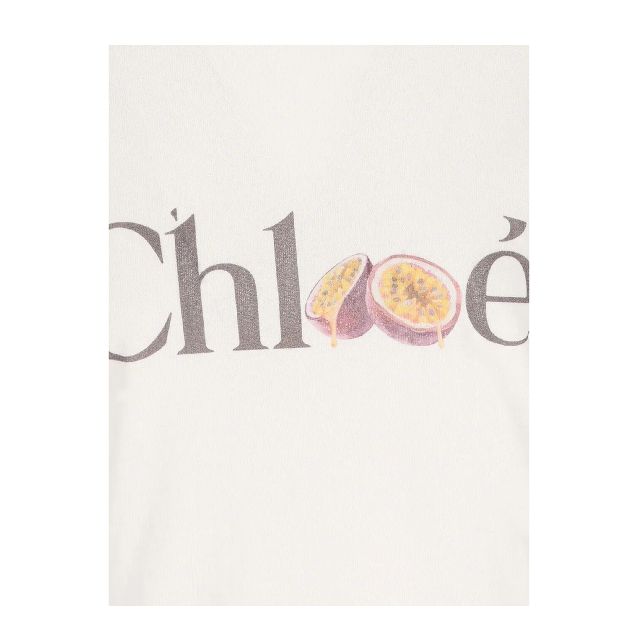 MAYFEYR - Chloè - Passion Fruit Print Baby Fit Cotton Jersey T-Shirt - CH26SJH08197
