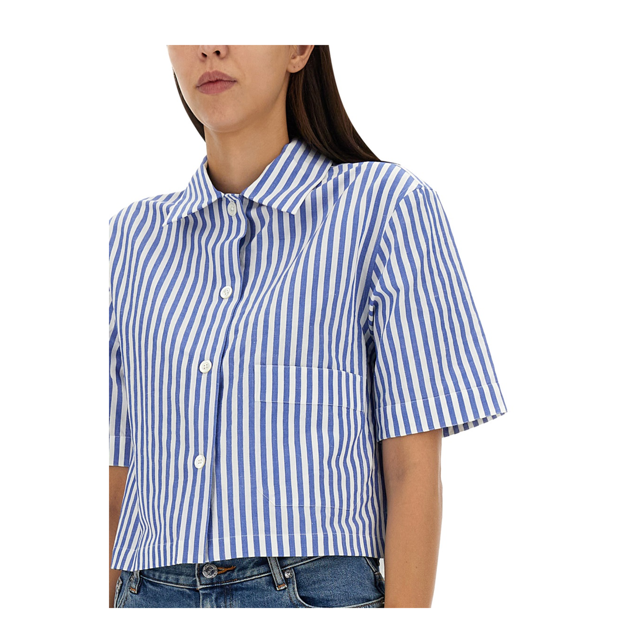 MAYFEYR - MARGARET HOWELL - Candy Stripe Shirt - WOSH0261S23EUBBLW
