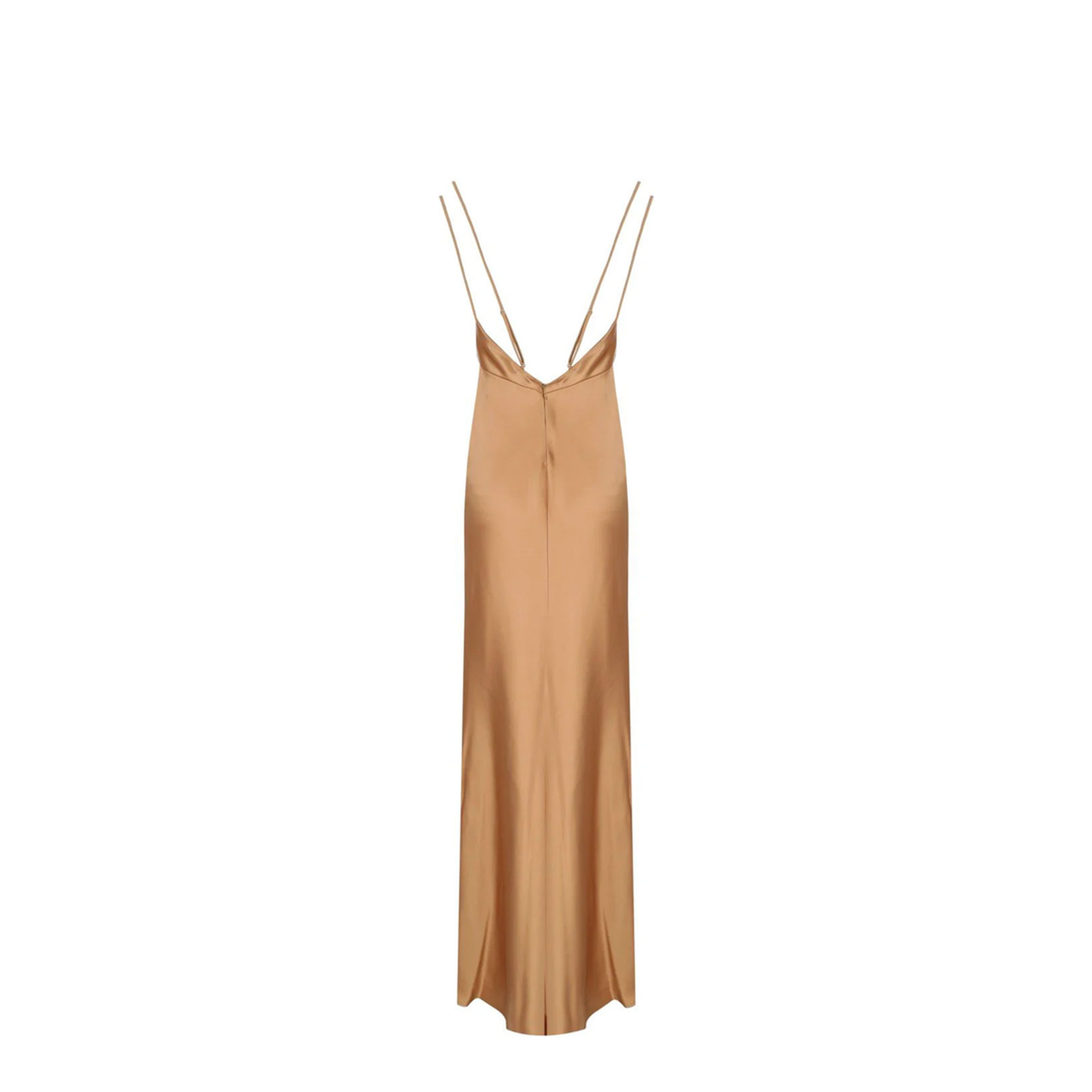 MAYFEYR - Elisabetta Franchi - Red Carpet Dress In Satin Fabric - ABR3362E2EV8