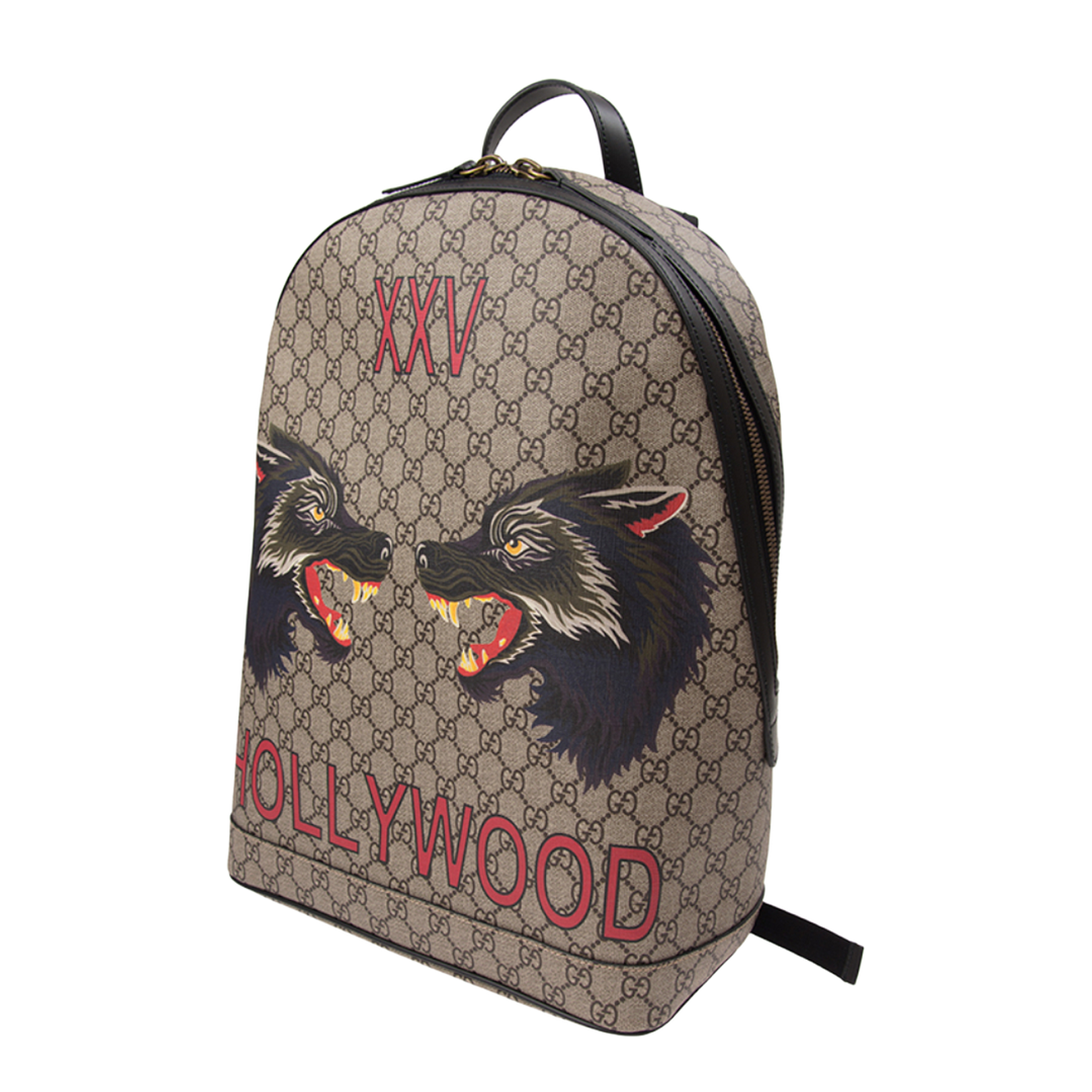 Ophidia Small Crossbody Bag in Beige and Ebony Supreme