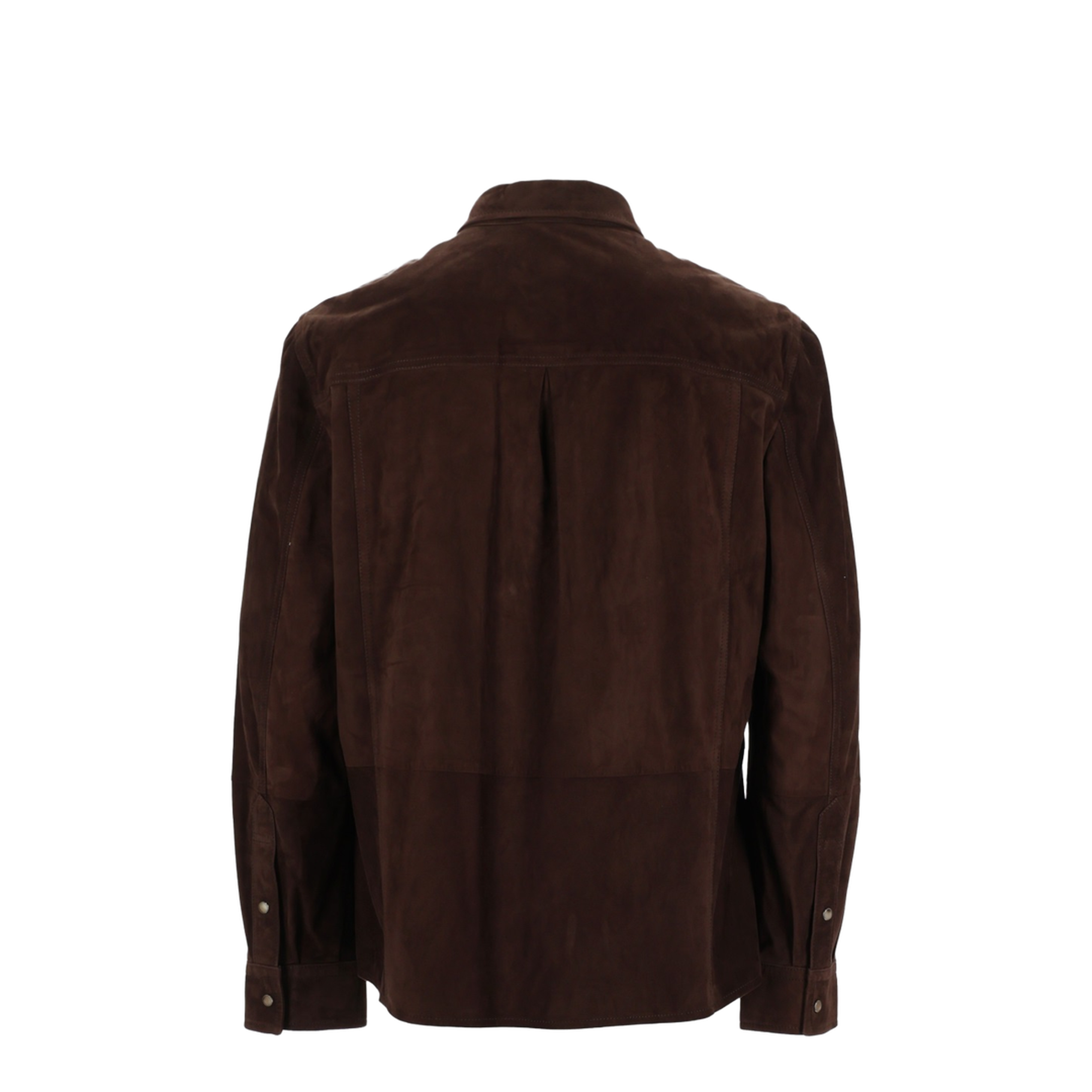 Brown Leather Shirt