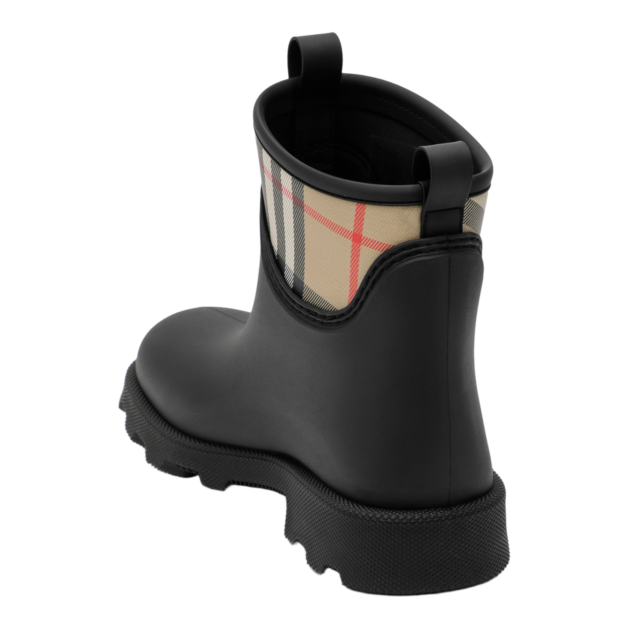 MAYFEYR - Burberry - Marsh Stamp Rubber And Nylon Rain Boots In Black - 8111712170480A1189