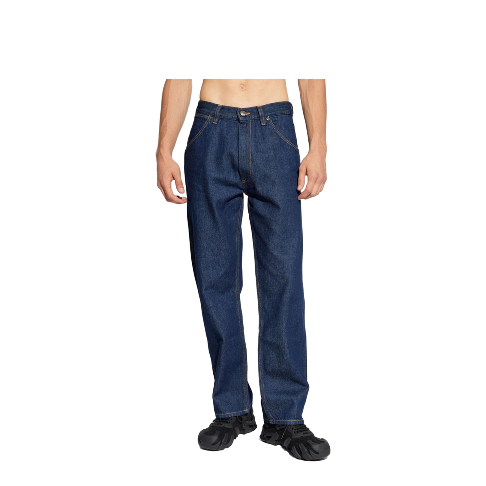 Blue Organic Cotton Denim Jeans