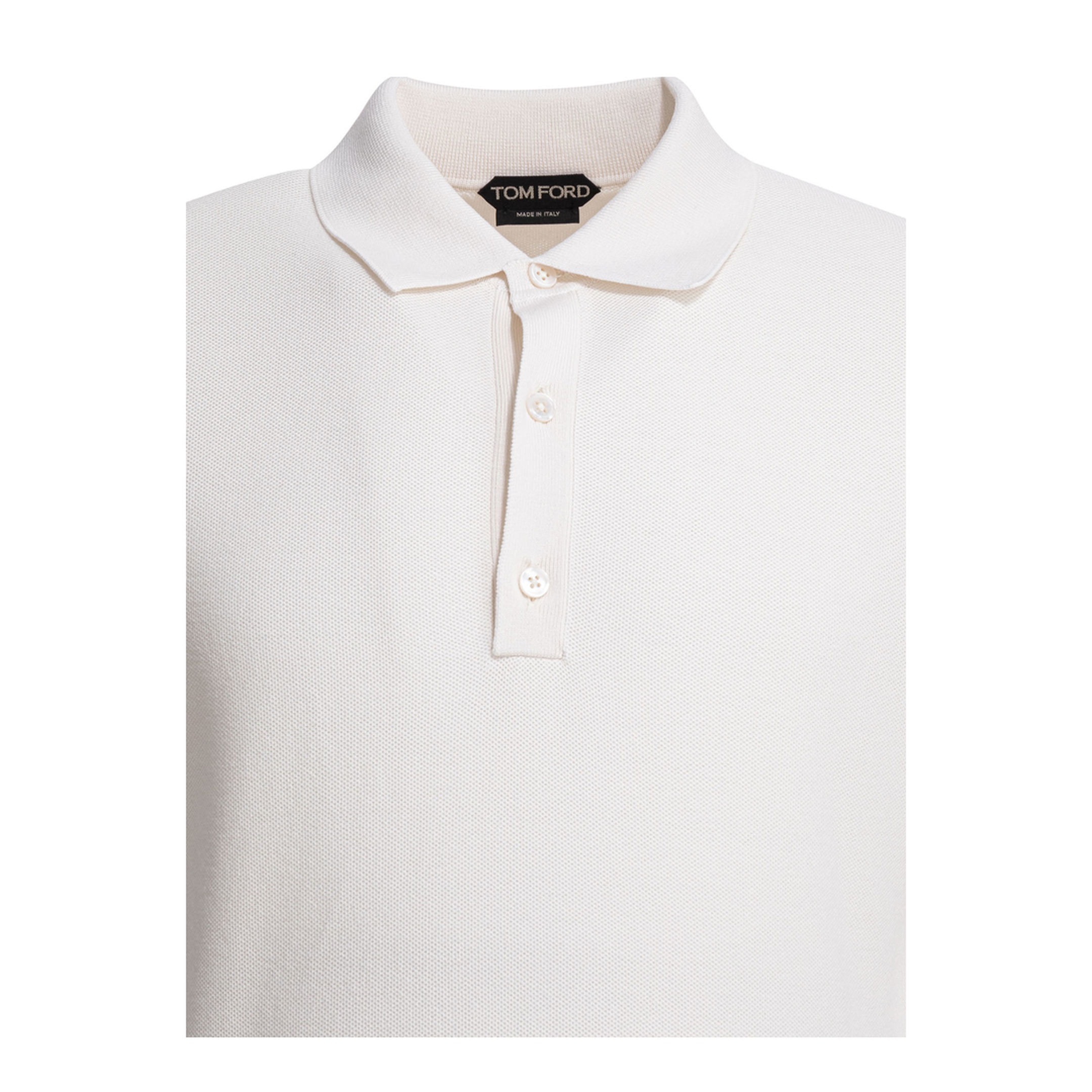MAYFEYR - Tom Ford - Silk And Cotton Pique Polo Shirt - KPS033YMS142WAB
