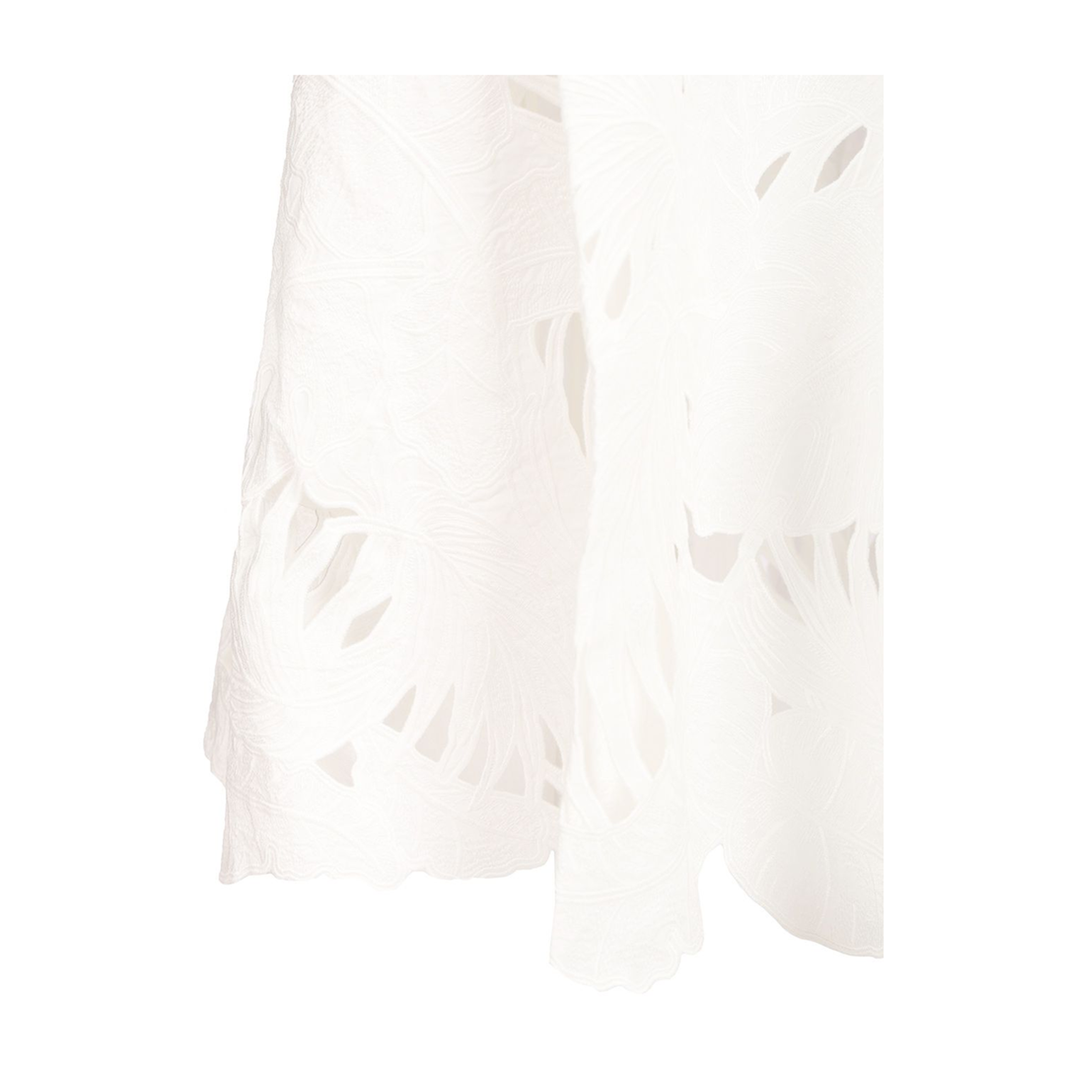 MAYFEYR - Zimmermann - Mahon Embroidered Midi Skirt - 9048SSS263IVO