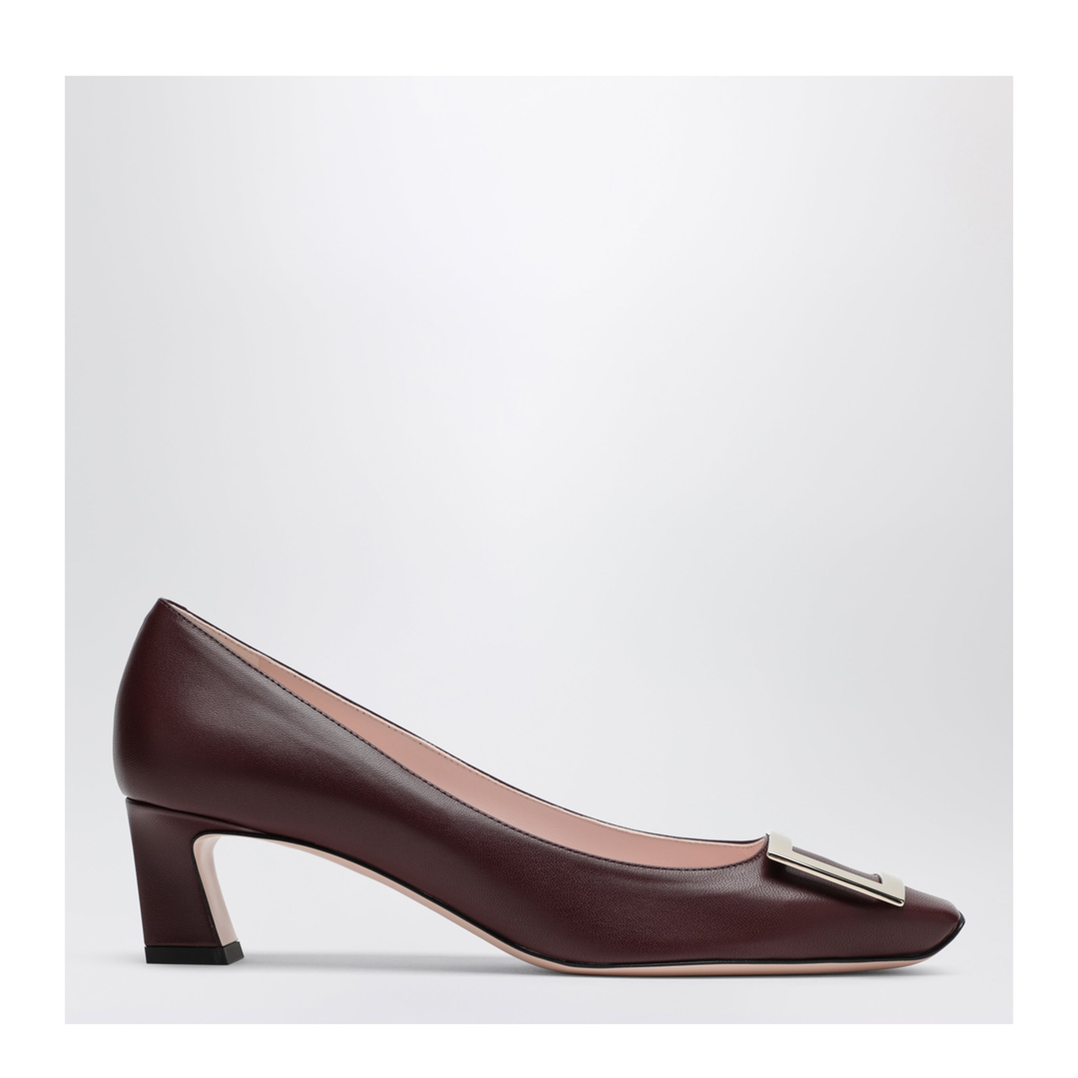MAYFEYR - Roger Vivier - Dark Burgundy Leather Trompette Décolleté - RVW44815280NK0R802
