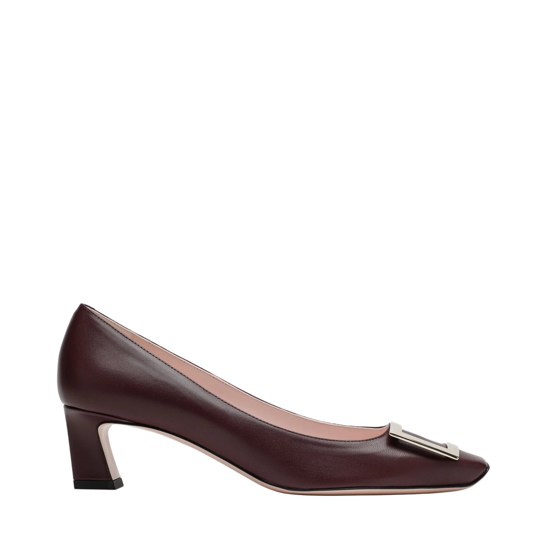 MAYFEYR - Roger Vivier - Dark Burgundy Leather Trompette Décolleté - RVW44815280NK0R802