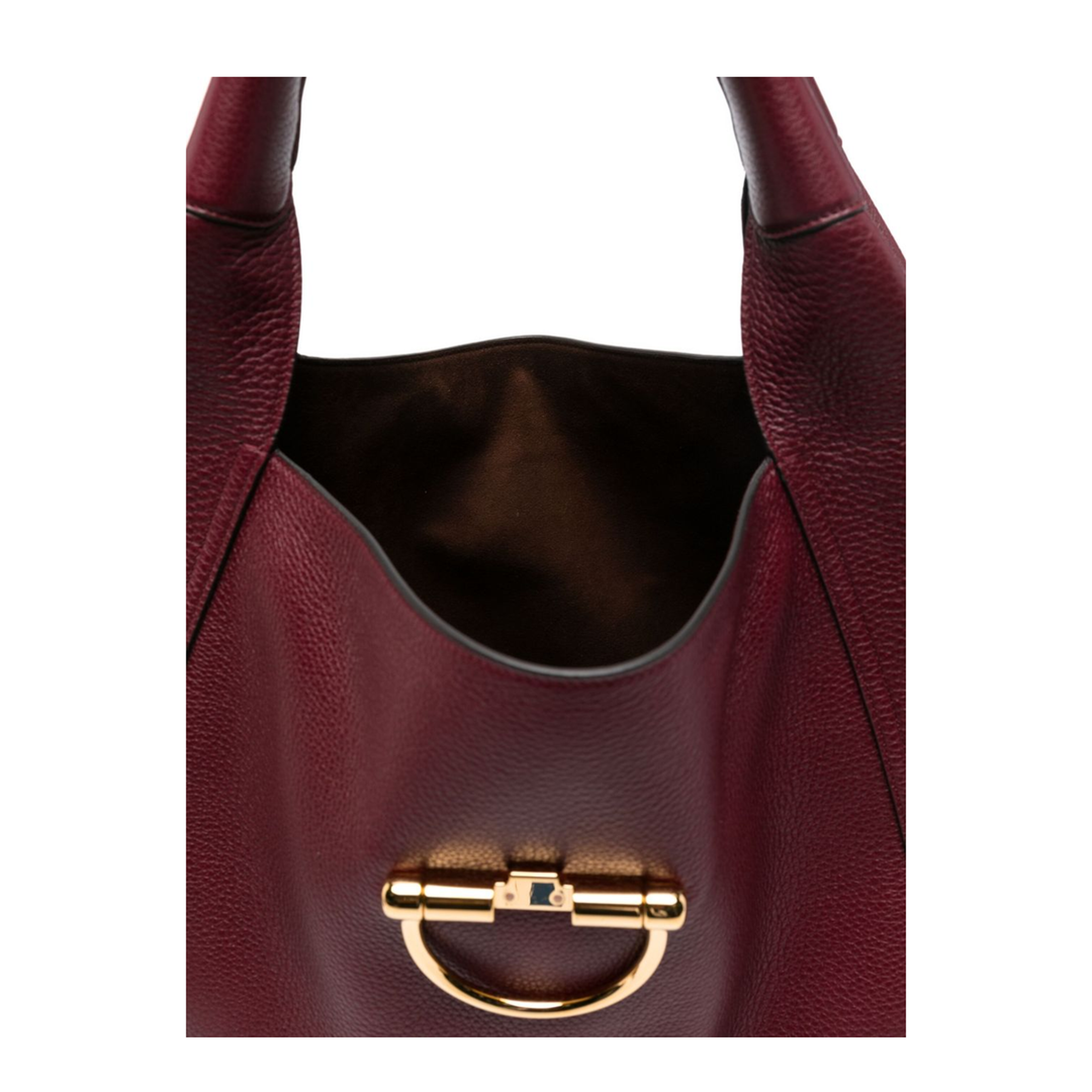 Softbit Maxi Leather Shoulder Bags - Red