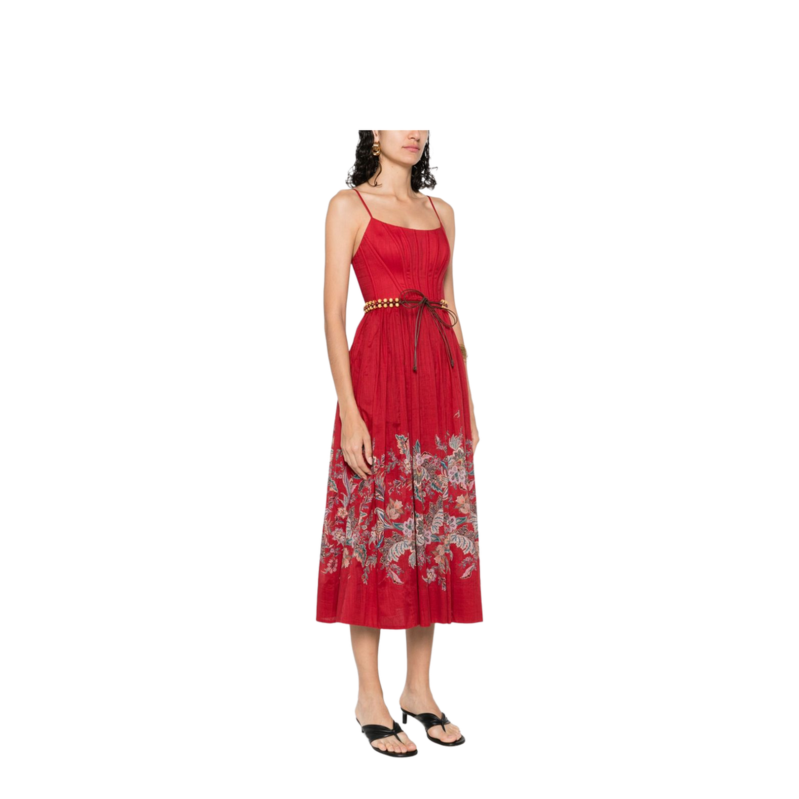 Printed Midi Dress