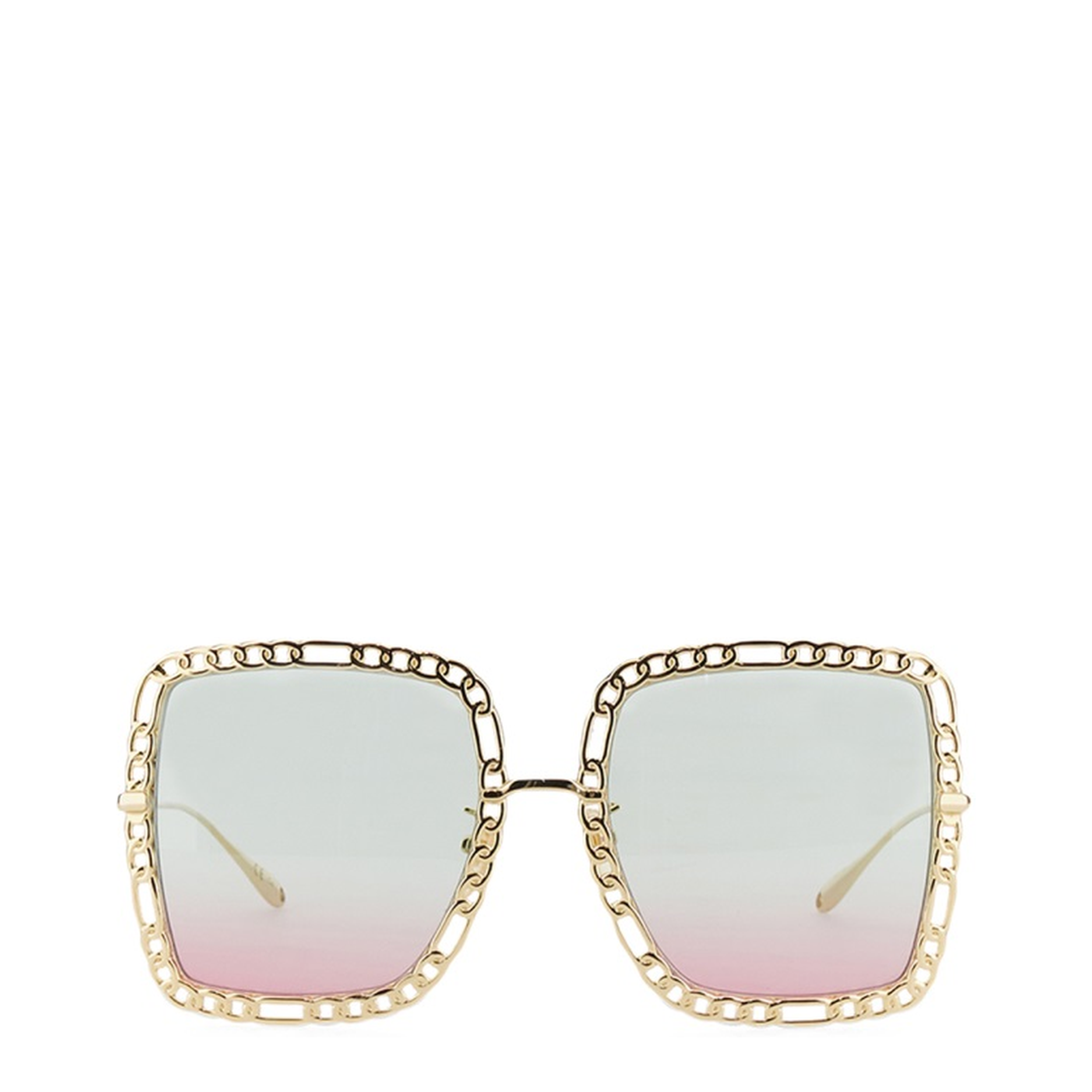 Rectangular Sunglasses with Chain