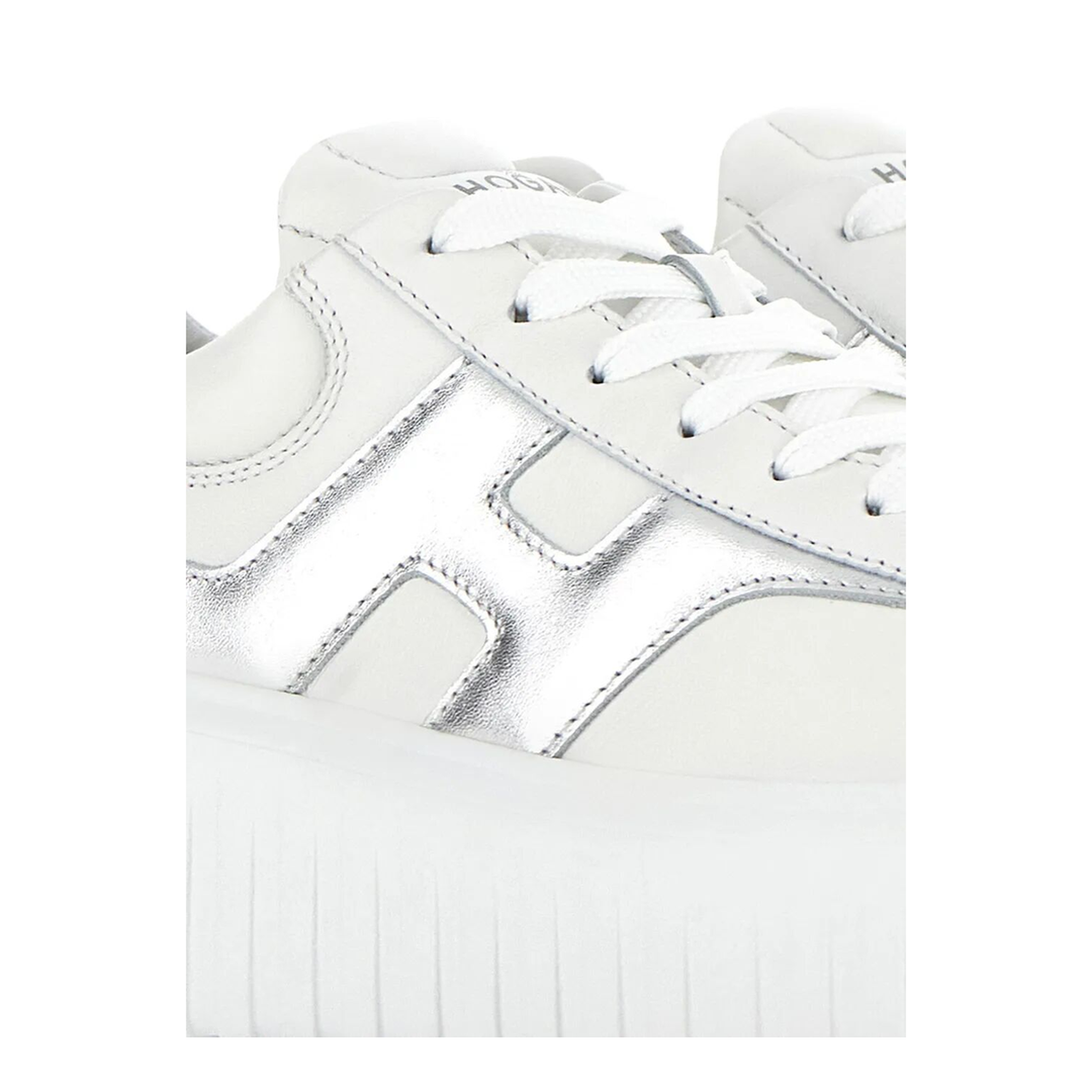MAYFEYR - Hogan - Striped Nappa Leather Sneakers - HXW6450FE91NCS
