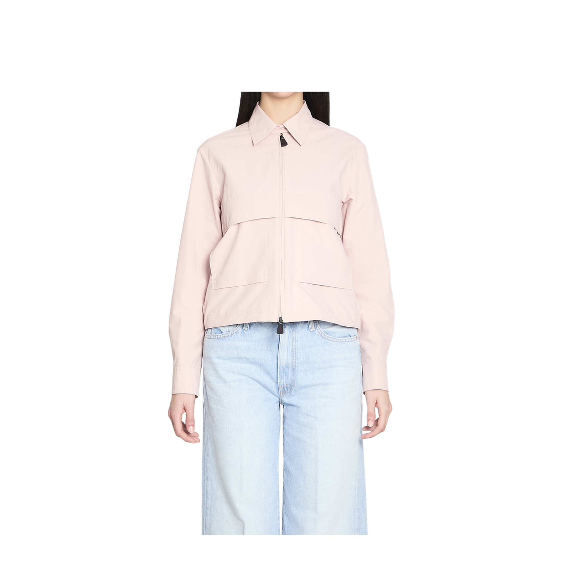 Pink Technical Froissé Long Sleeve Shirt