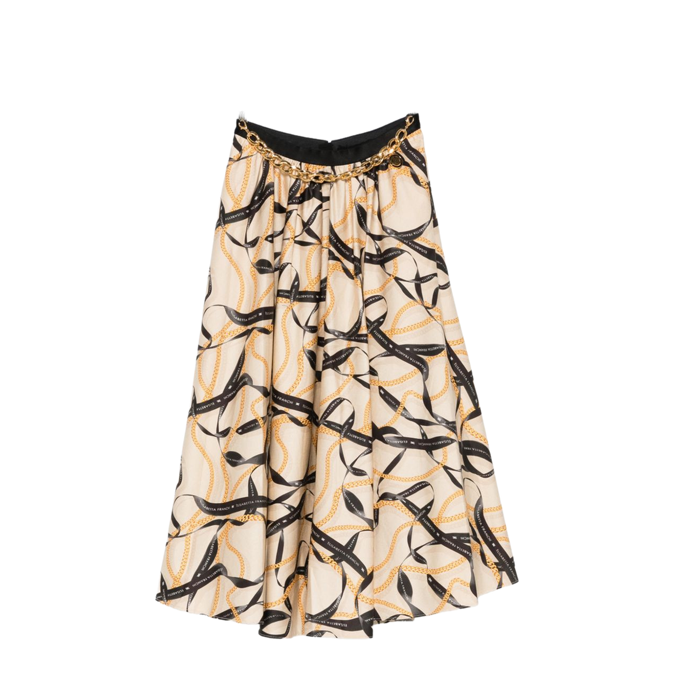 MAYFEYR - Elisabetta Franchi - Skirts Beige - GO15161E2045