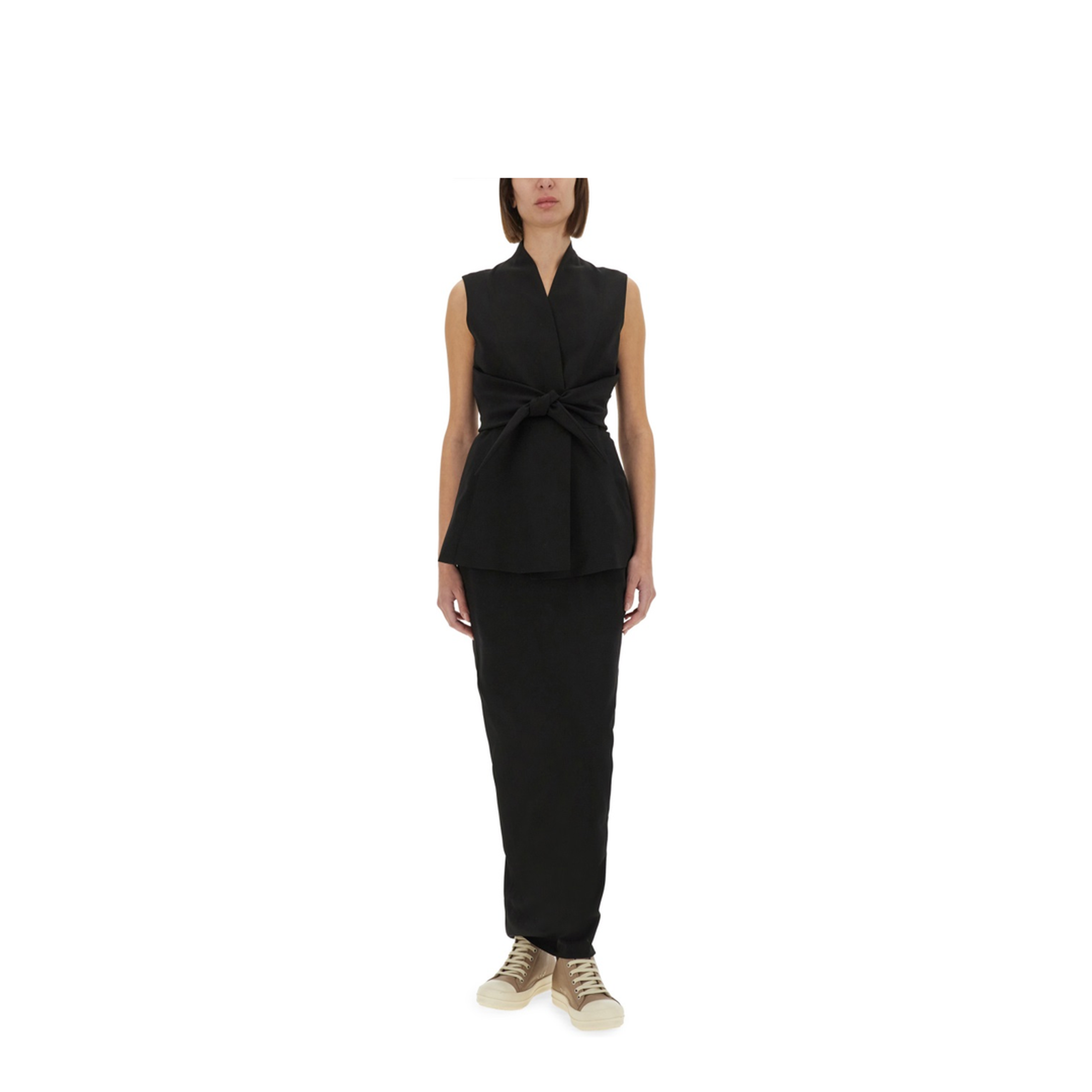 Structured Sleeveless Jacket