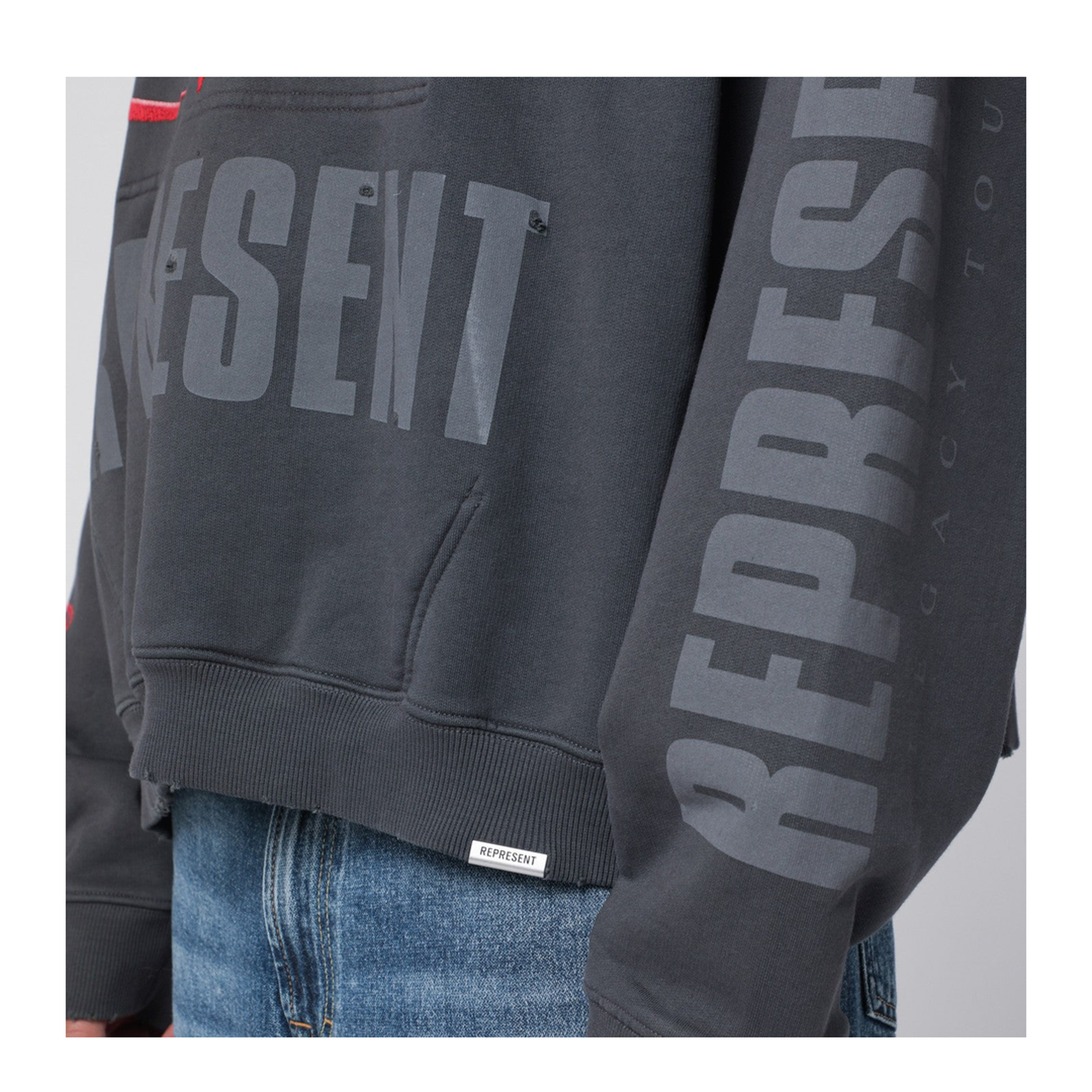 Reversible Living Legacy Tour Sweatshirt in Grey