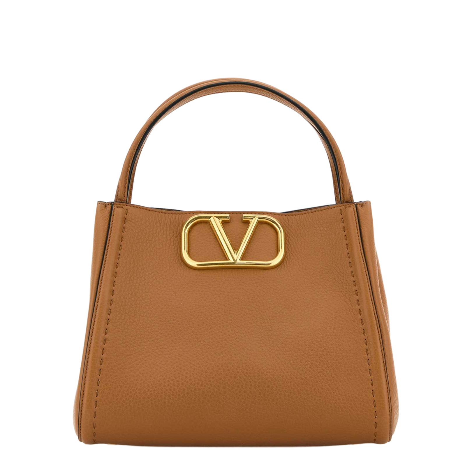Camel Leather Medium Alltime Handbag – MAYFEYR