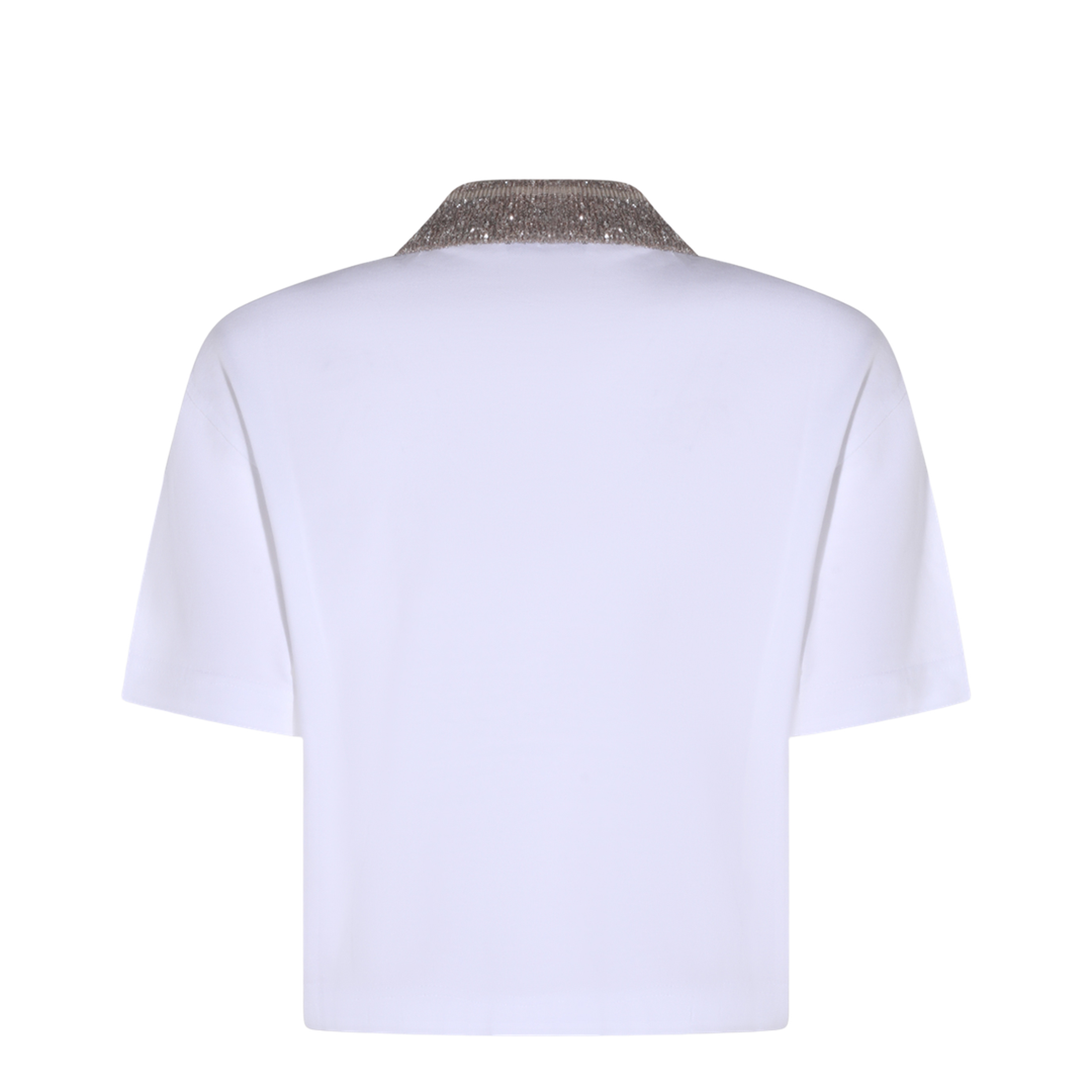 Polo Shirt With Dazzling Collar