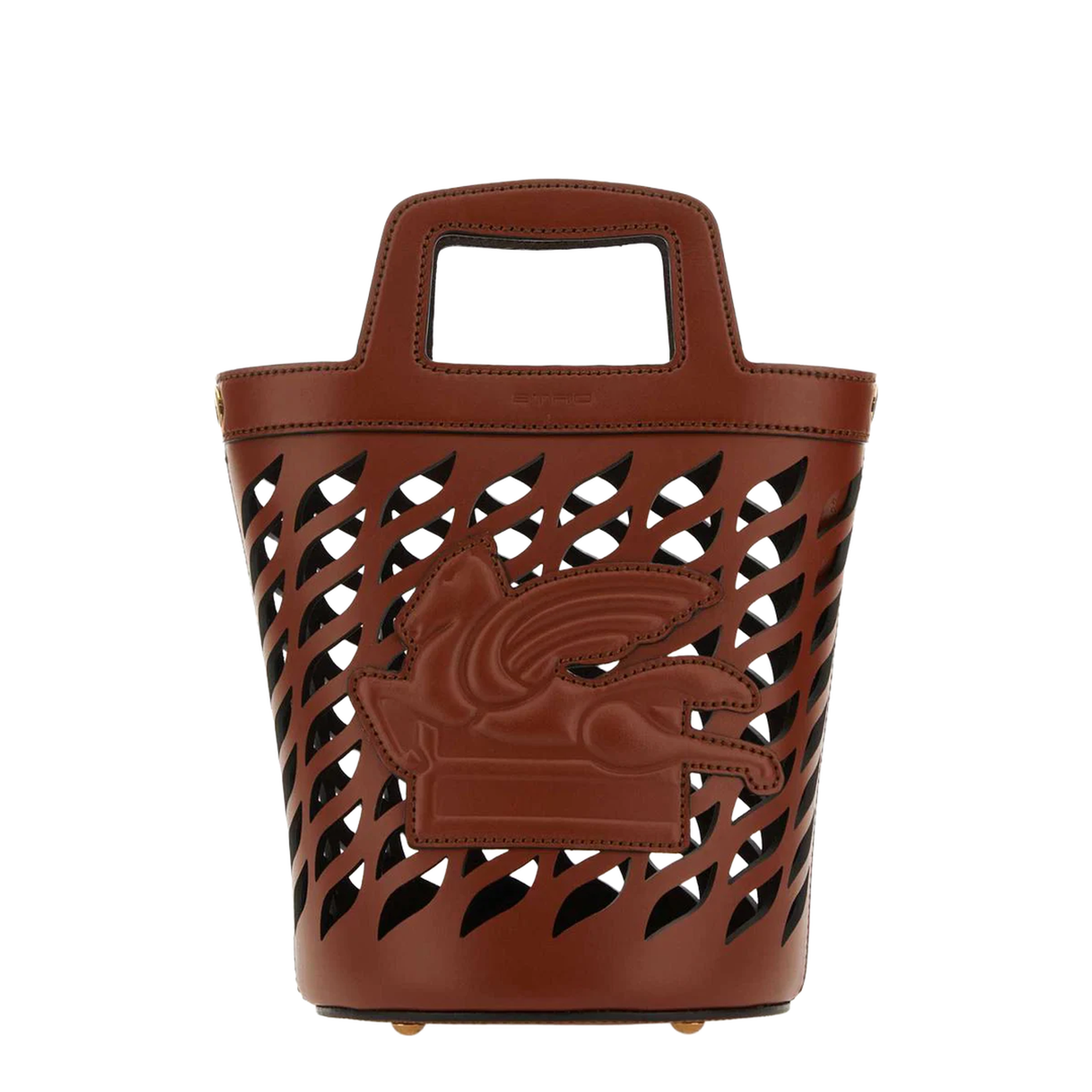 Brown Leather Coffa Bucket Bag