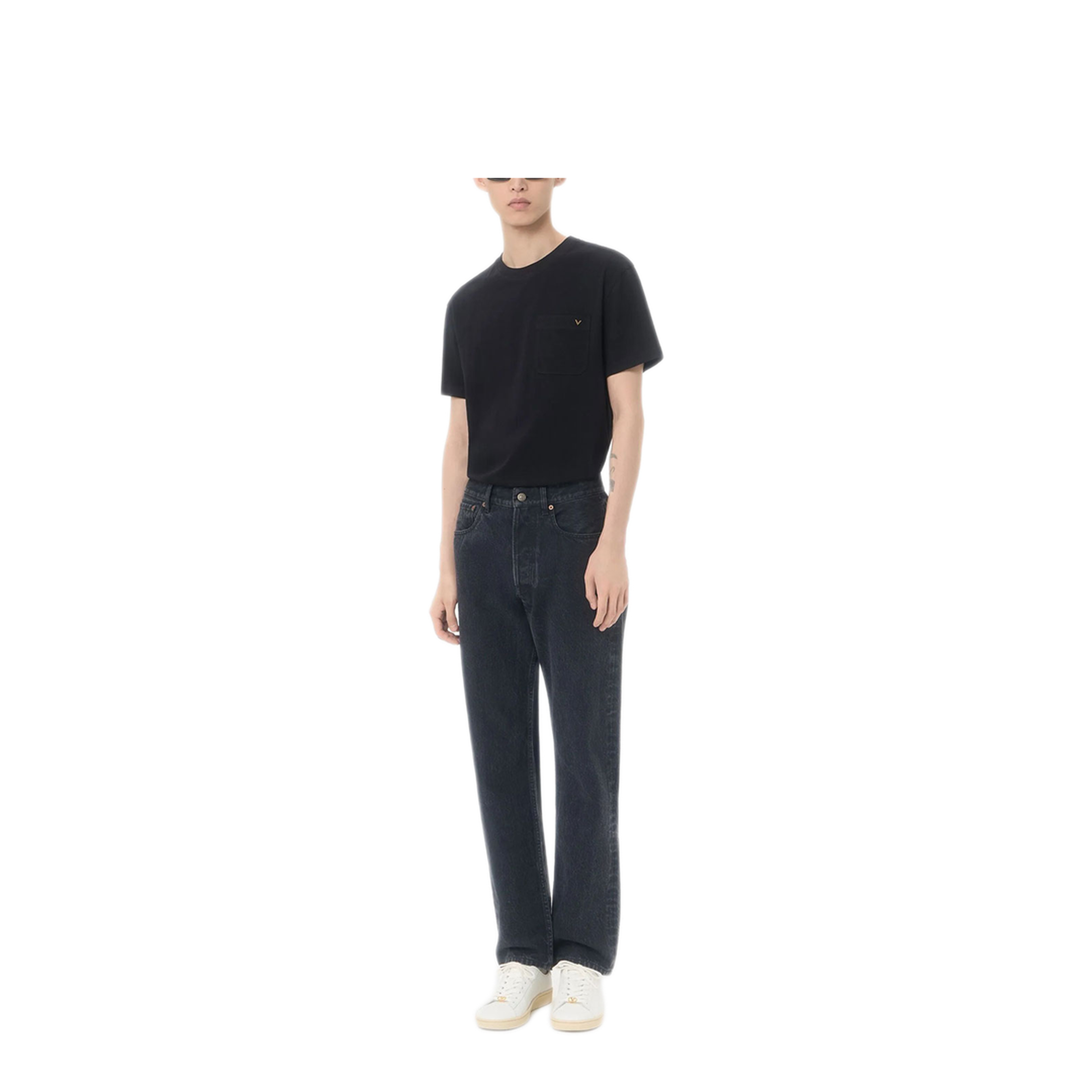MAYFEYR - Valentino - Cotton T-Shirt With Vgold - VMG10VBGR
