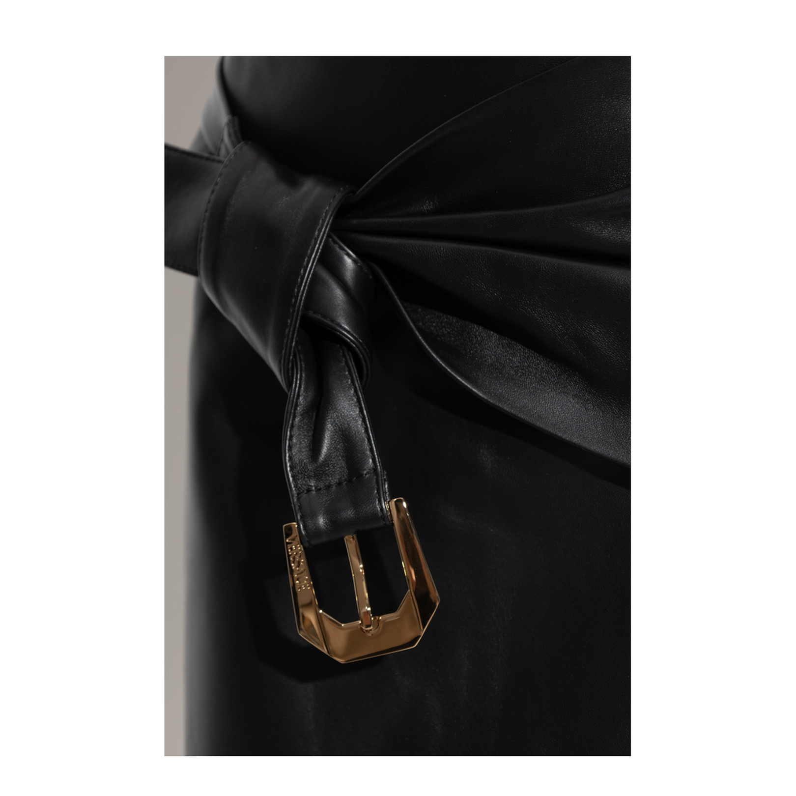 Lambskin Miniskirt