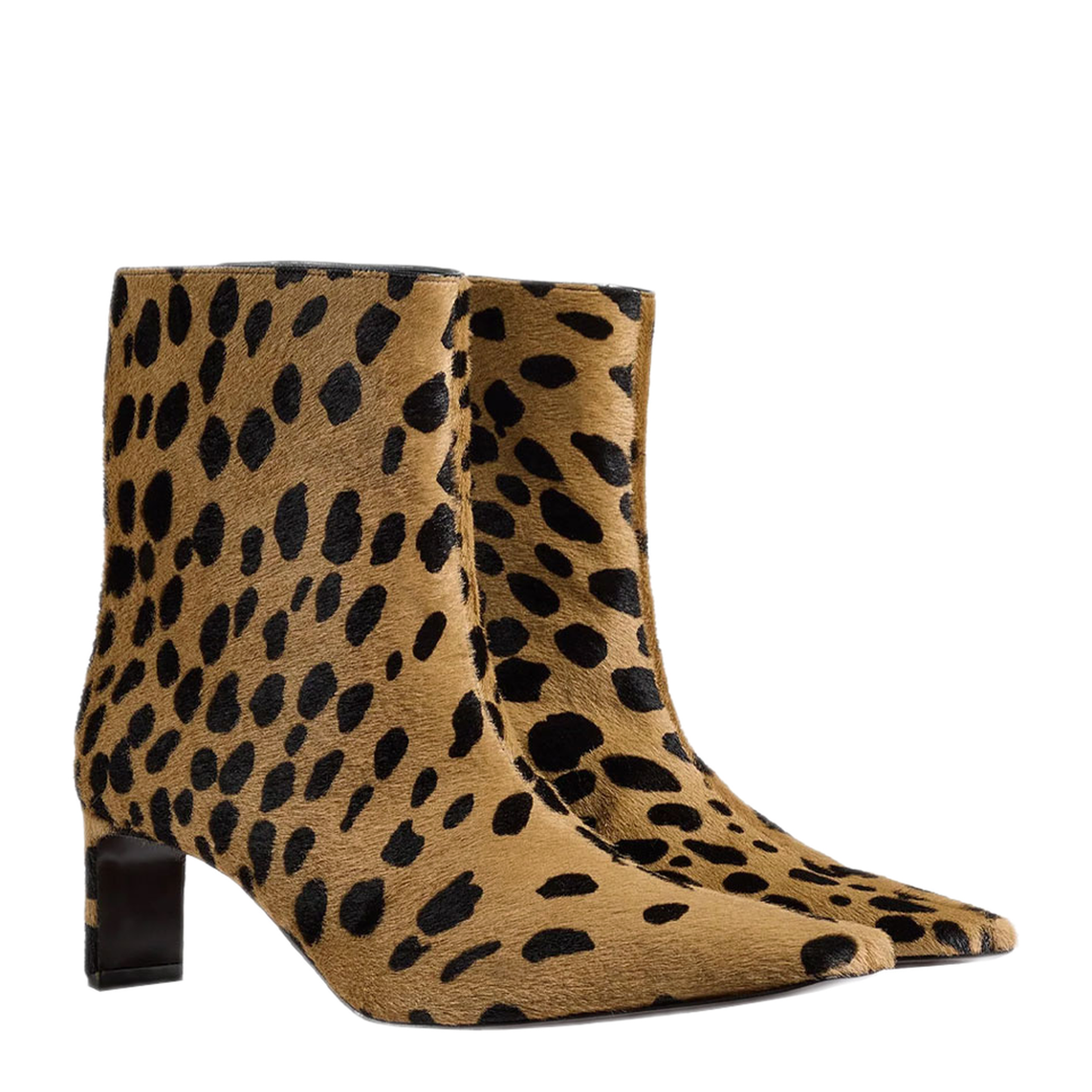 MAYFEYR - Khaite - Ona 55 Ankle Boots In Printed Haircalf - F1100969836