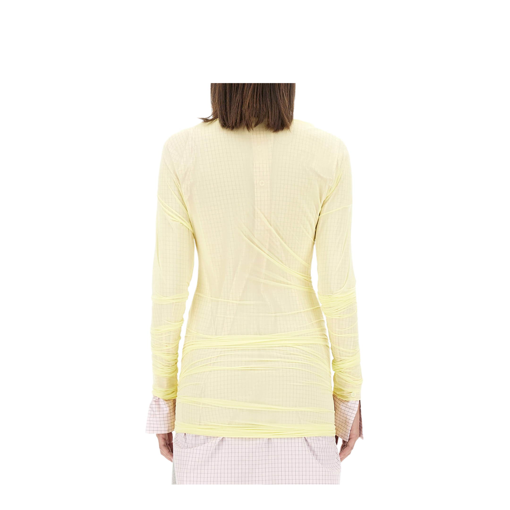 Tulle Tops In Yellow