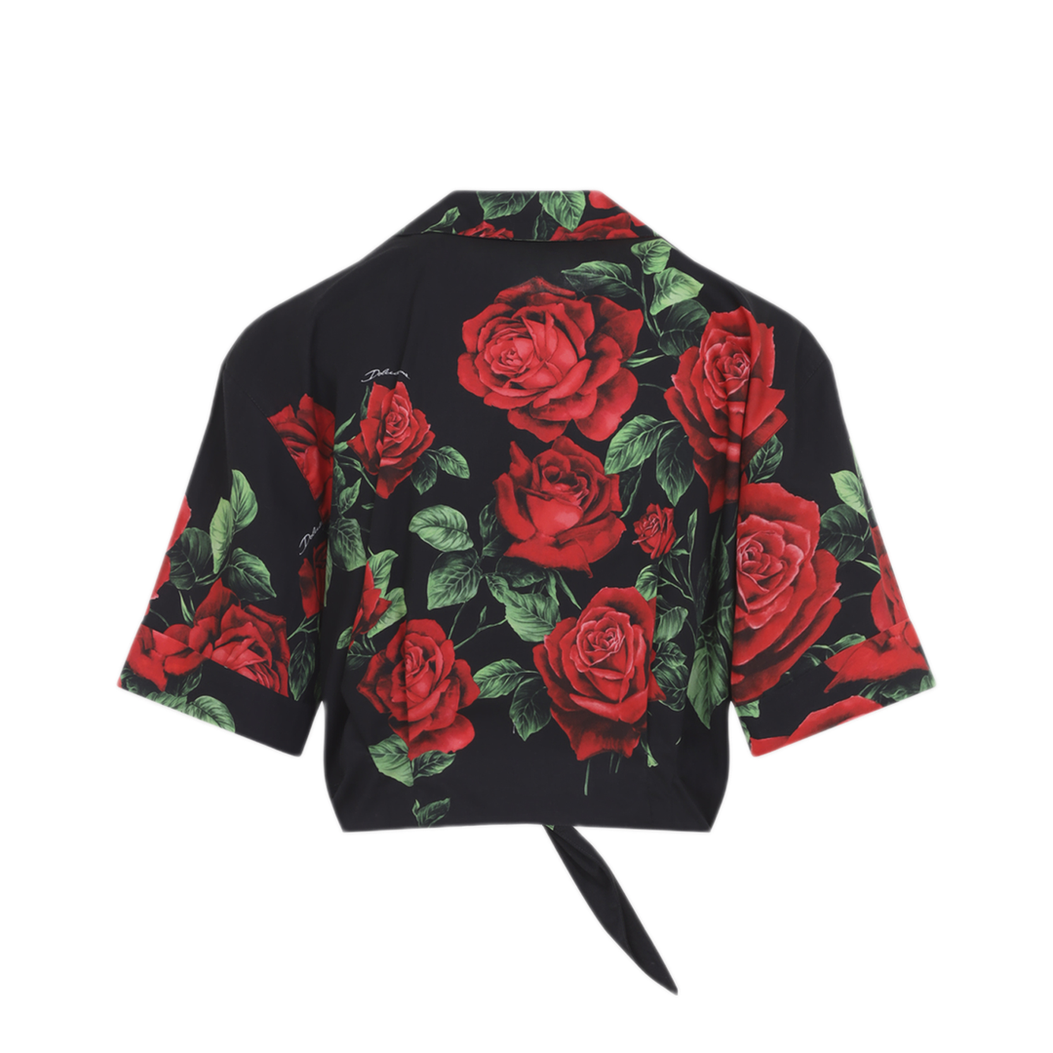 MAYFEYR - Dolce & Gabbana - Cropped Shirt St.Rose Rosse - F5T30THS5VLHN6EJ