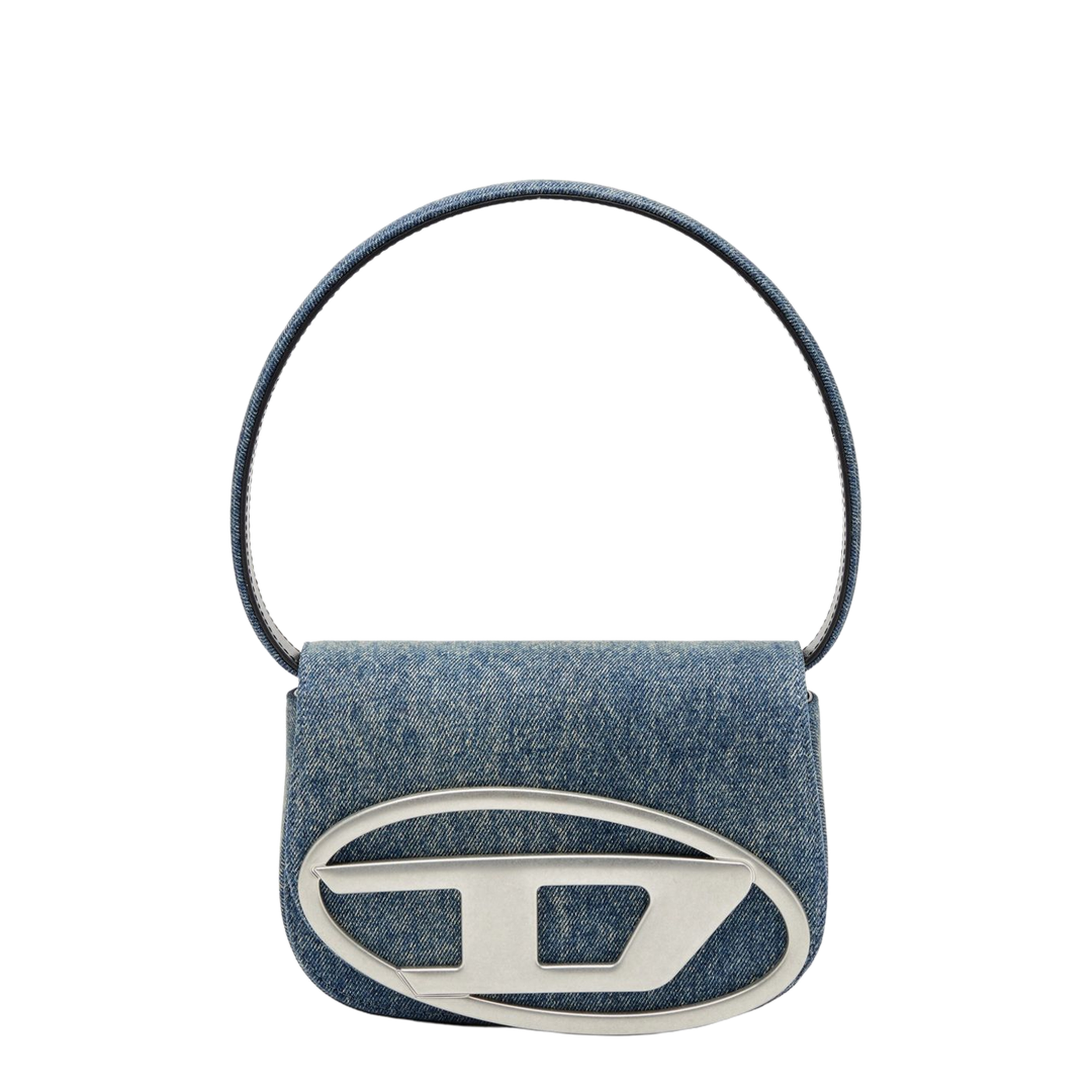 1DR Denim Shoulder Bag - Clear Blue