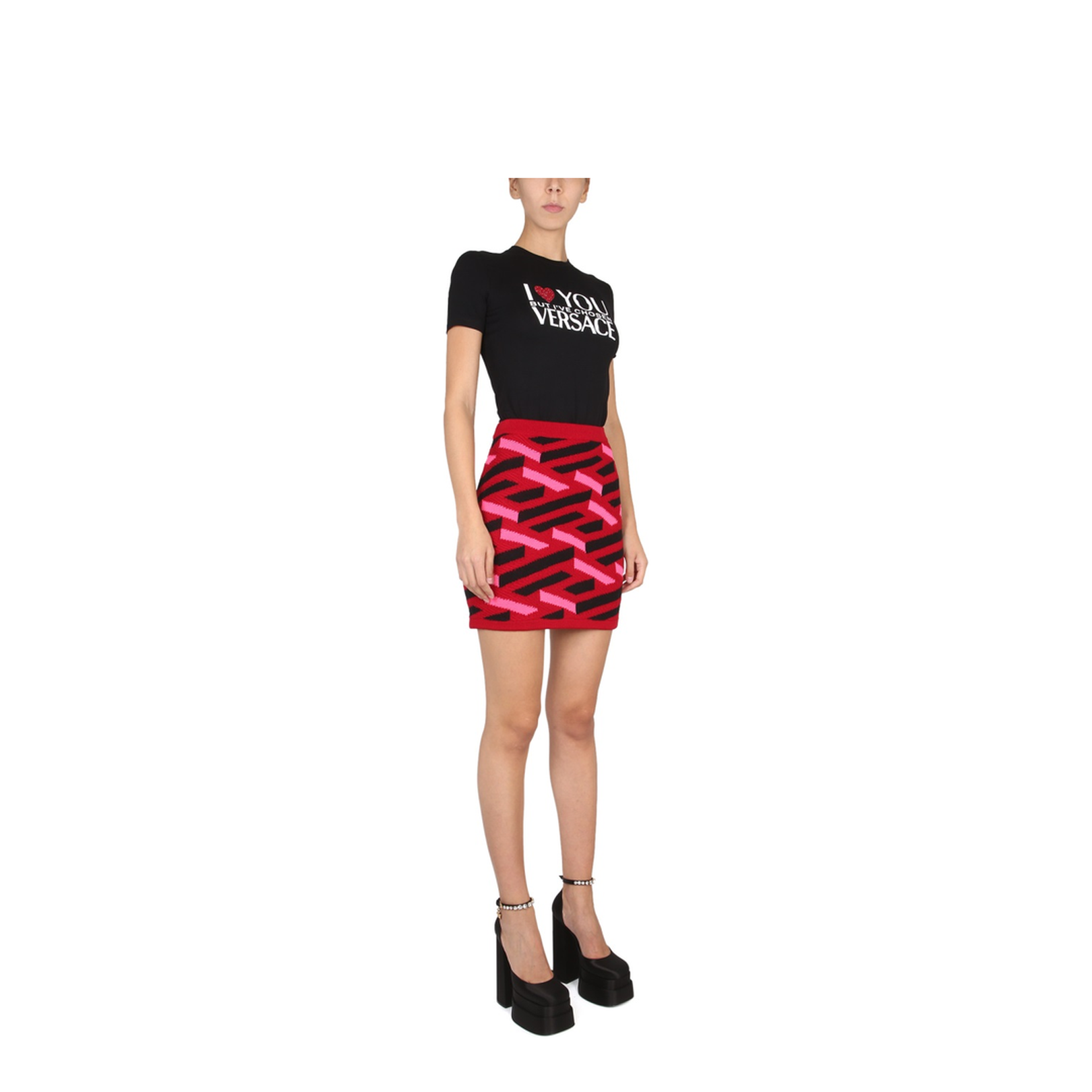 LA GRECA KNIT SKIRT