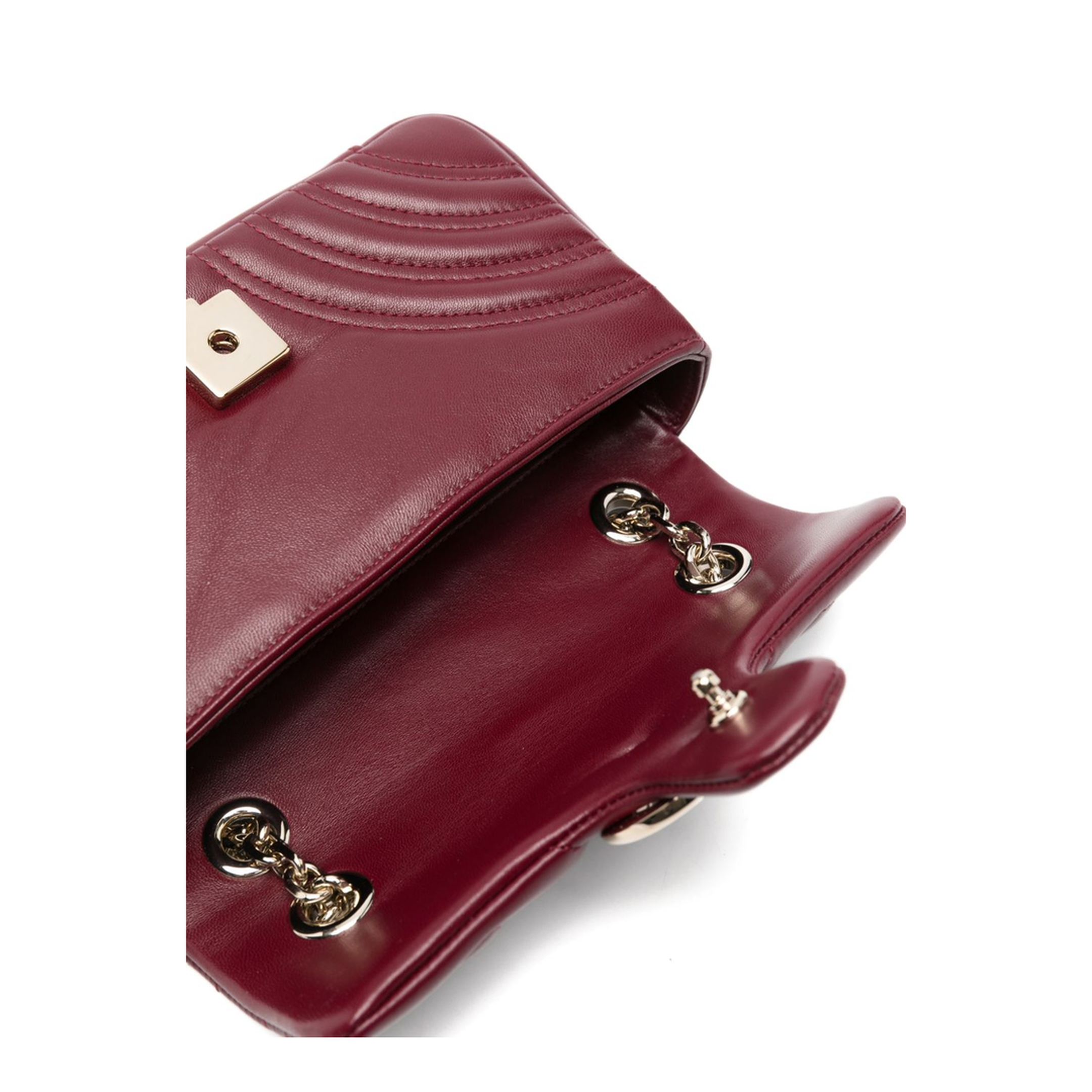 Small Shoulder Bag Red Leather