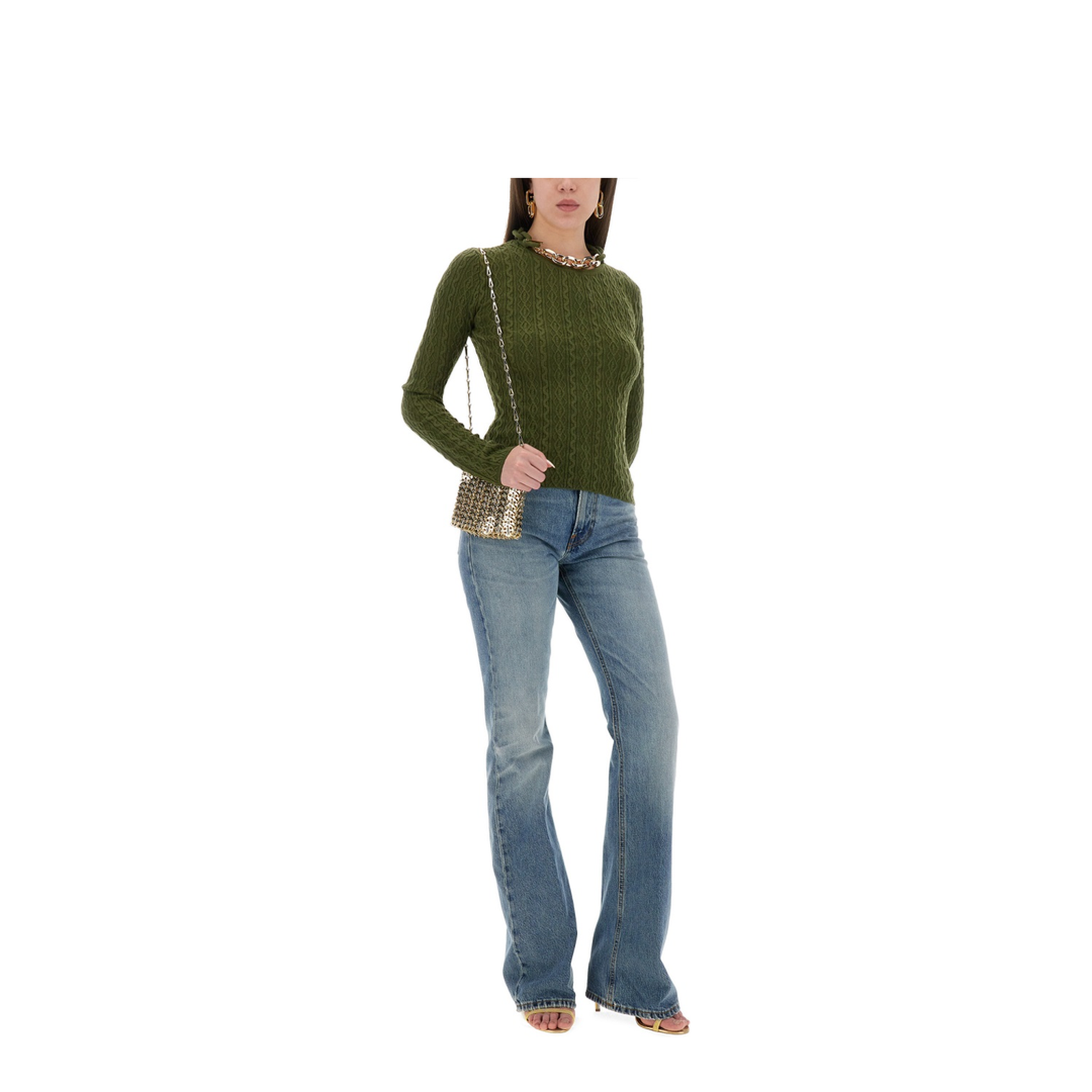 MAYFEYR - RABANNE - Wool Jersey Sweater - 25AMPU049ML0320P303