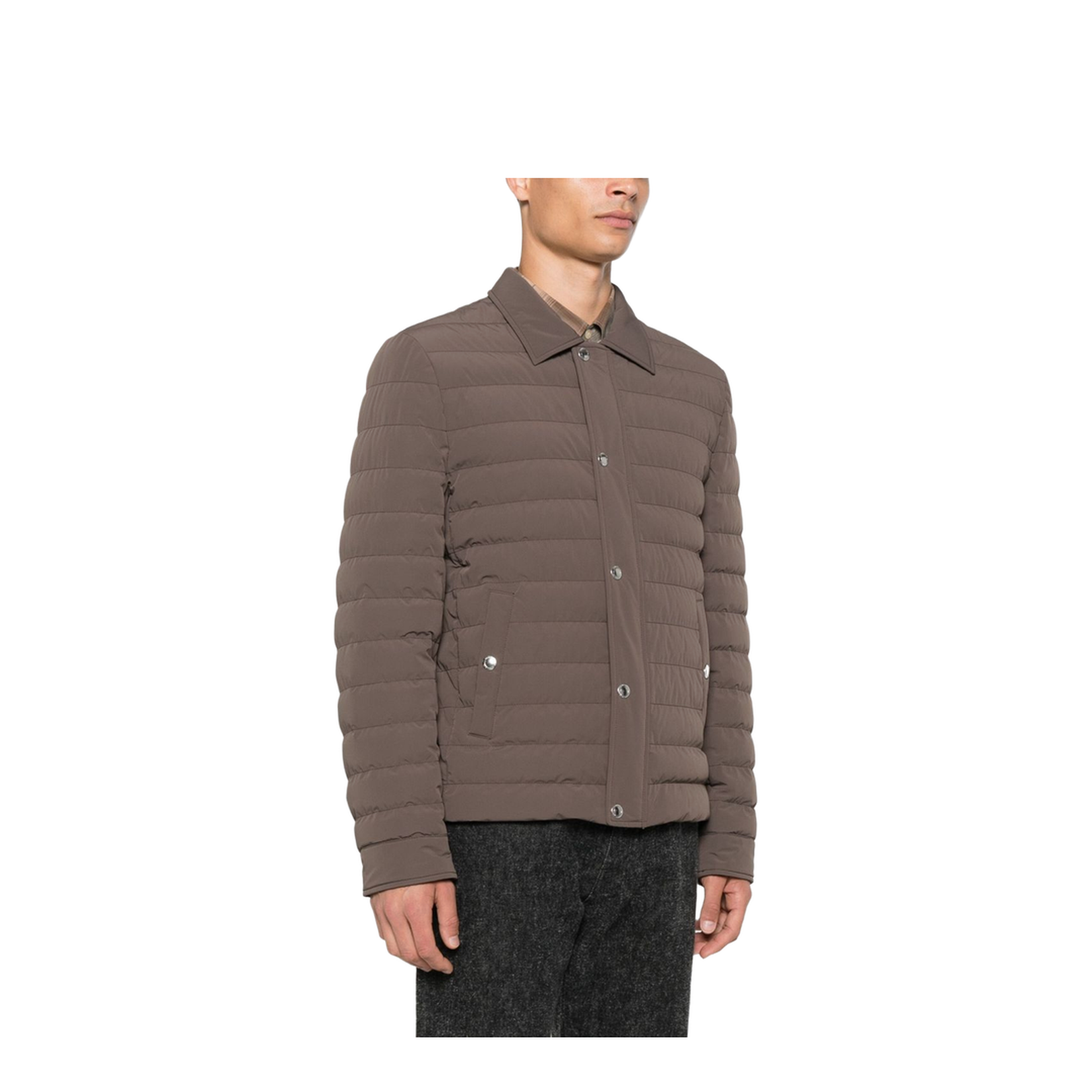Nylon Short Down Jacket