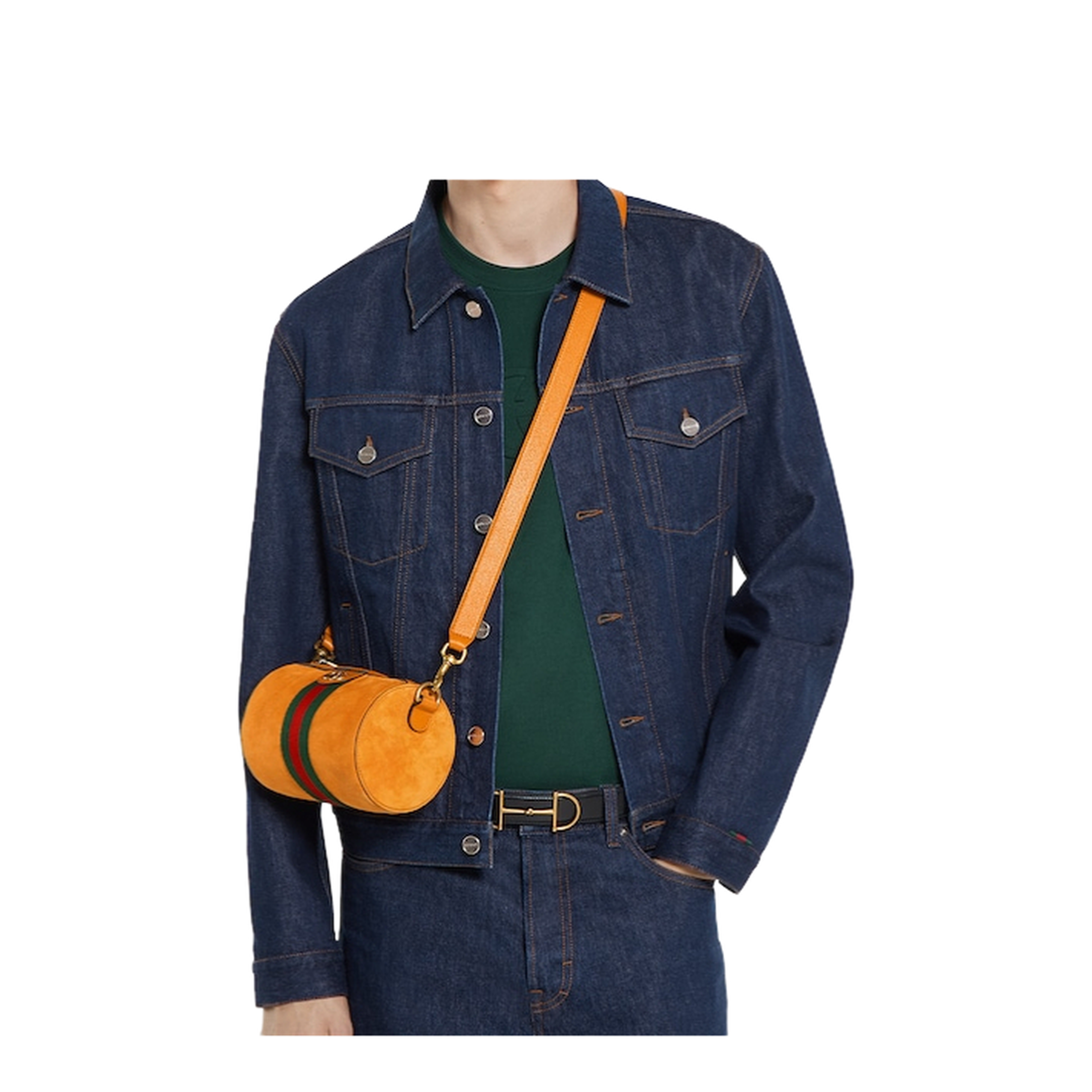 Orange Ophidia Mini Handbag