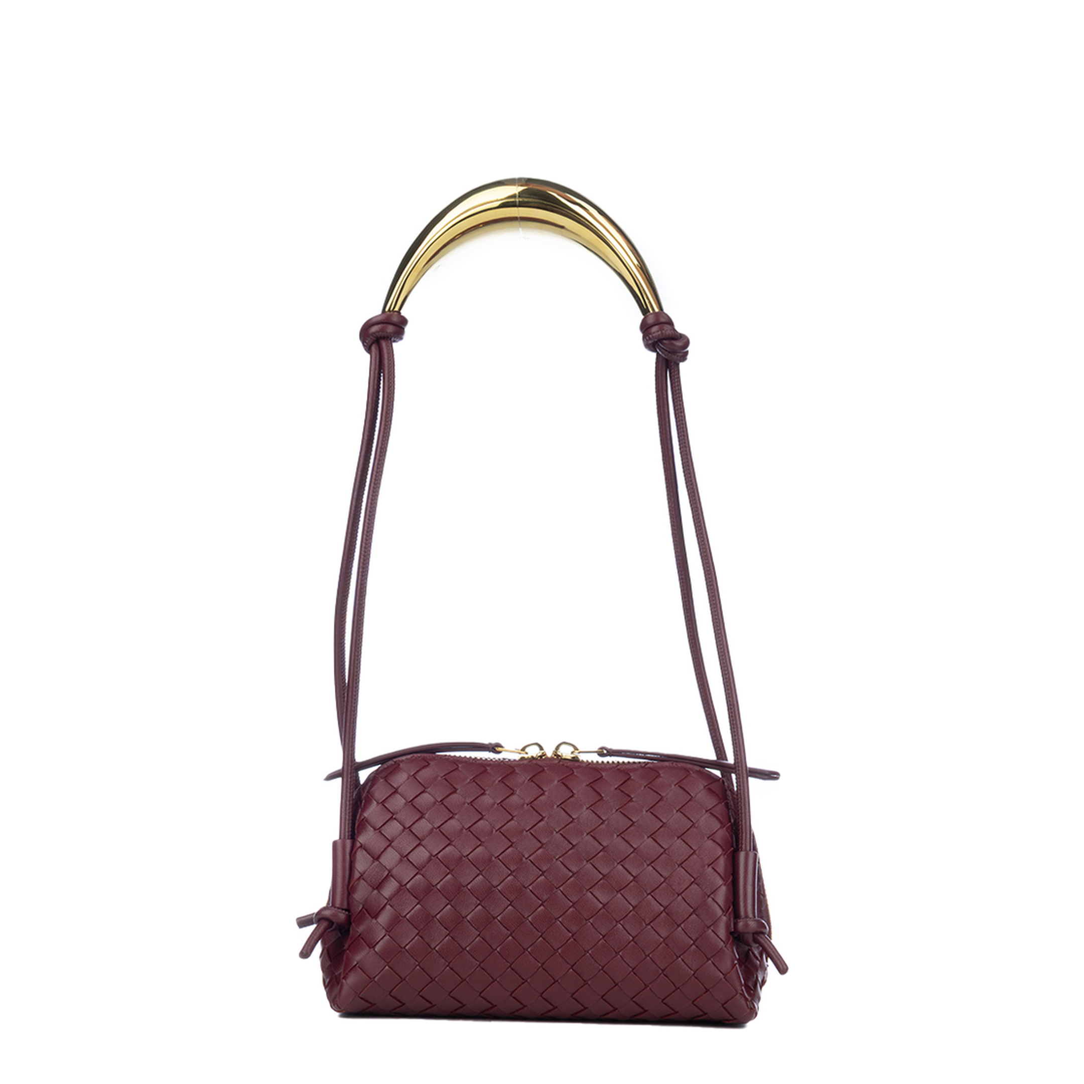 Sardine Leather Handbags - Burgundy