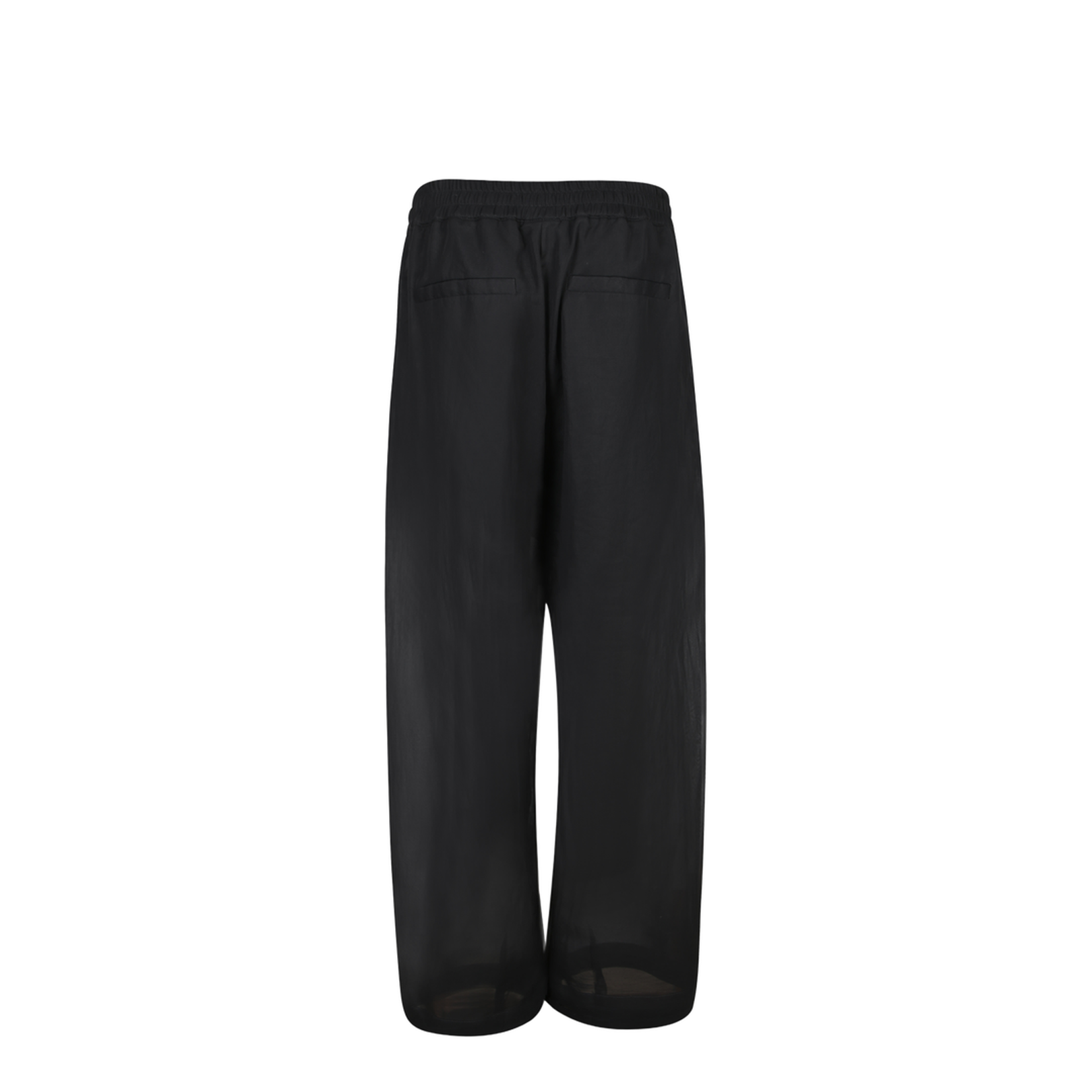 Semi-Transparent Cotton Trousers