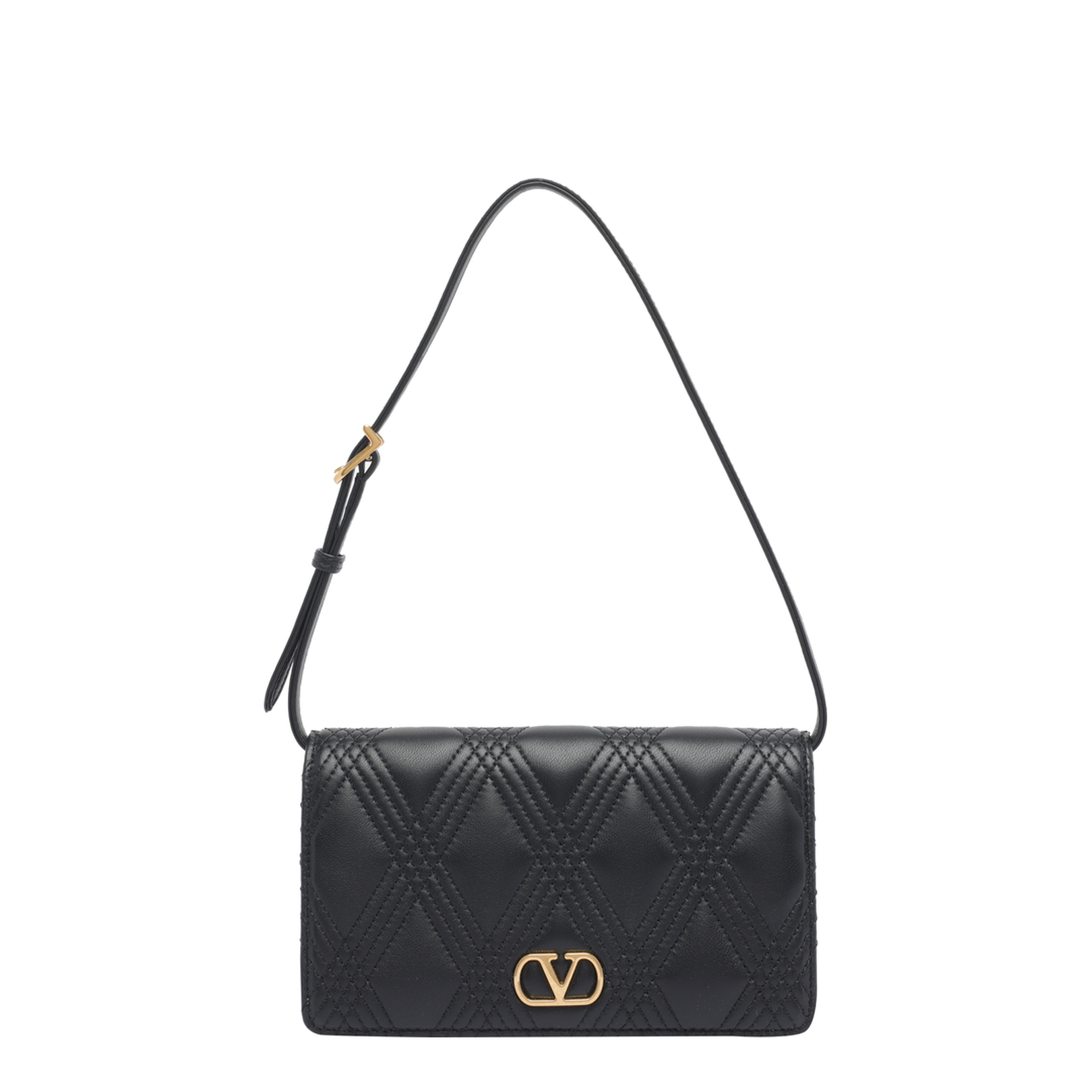 Black Mini Logo Shoulder Bag