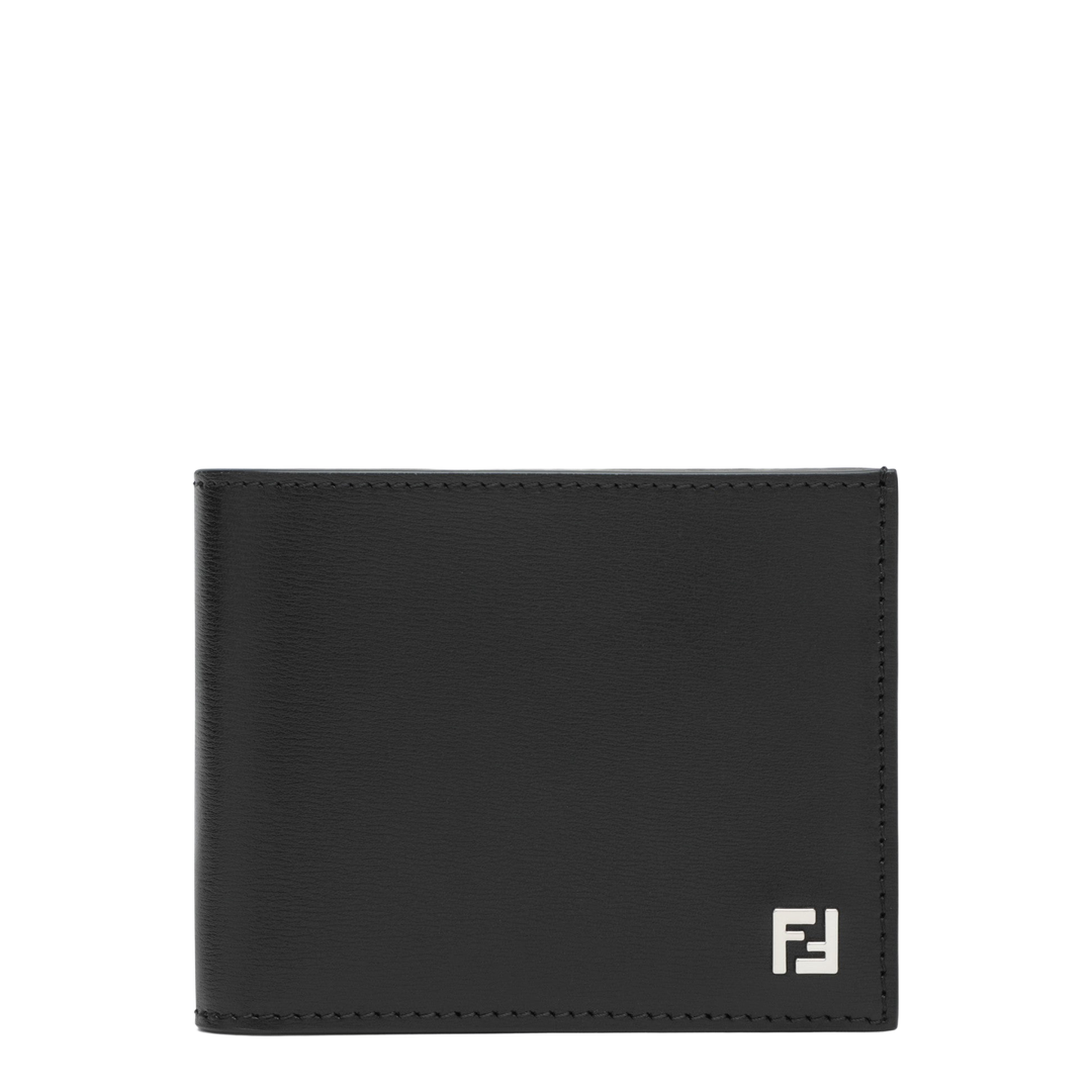 Squared Wallet Leather Black