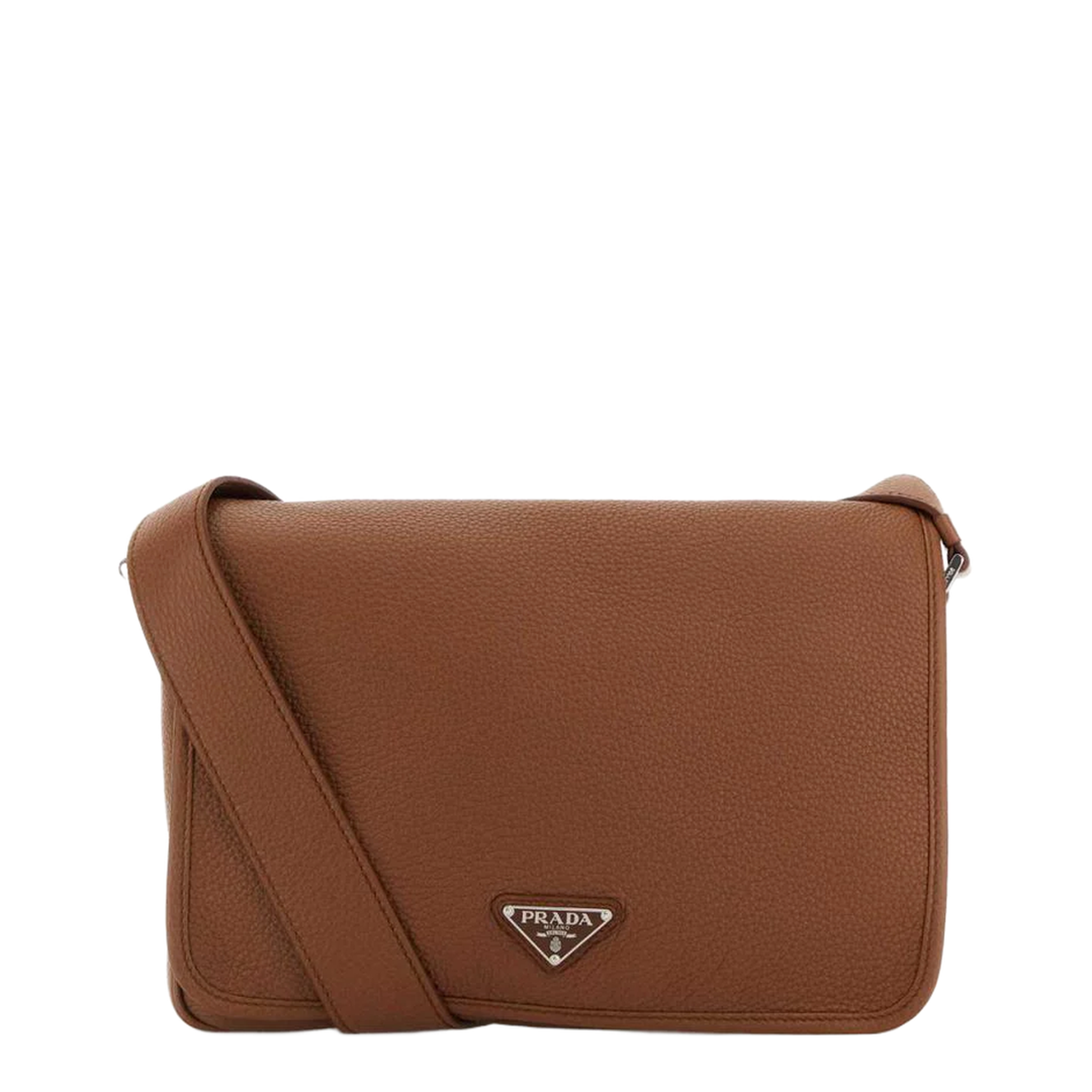 Caramel Leather Crossbody Bag