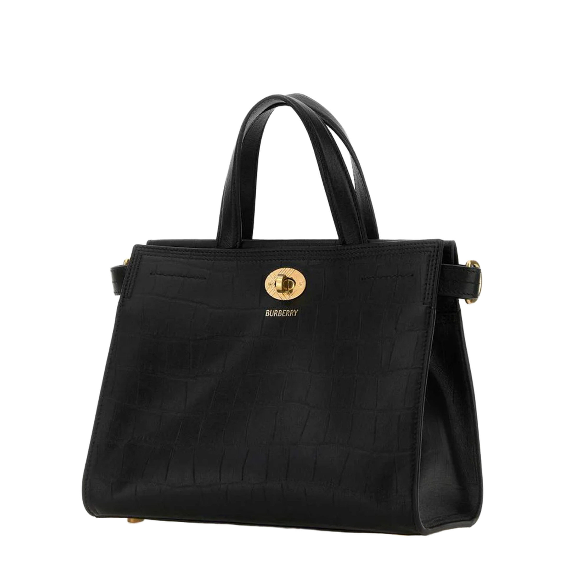 Black Leather Mini Cotswolds Handbag