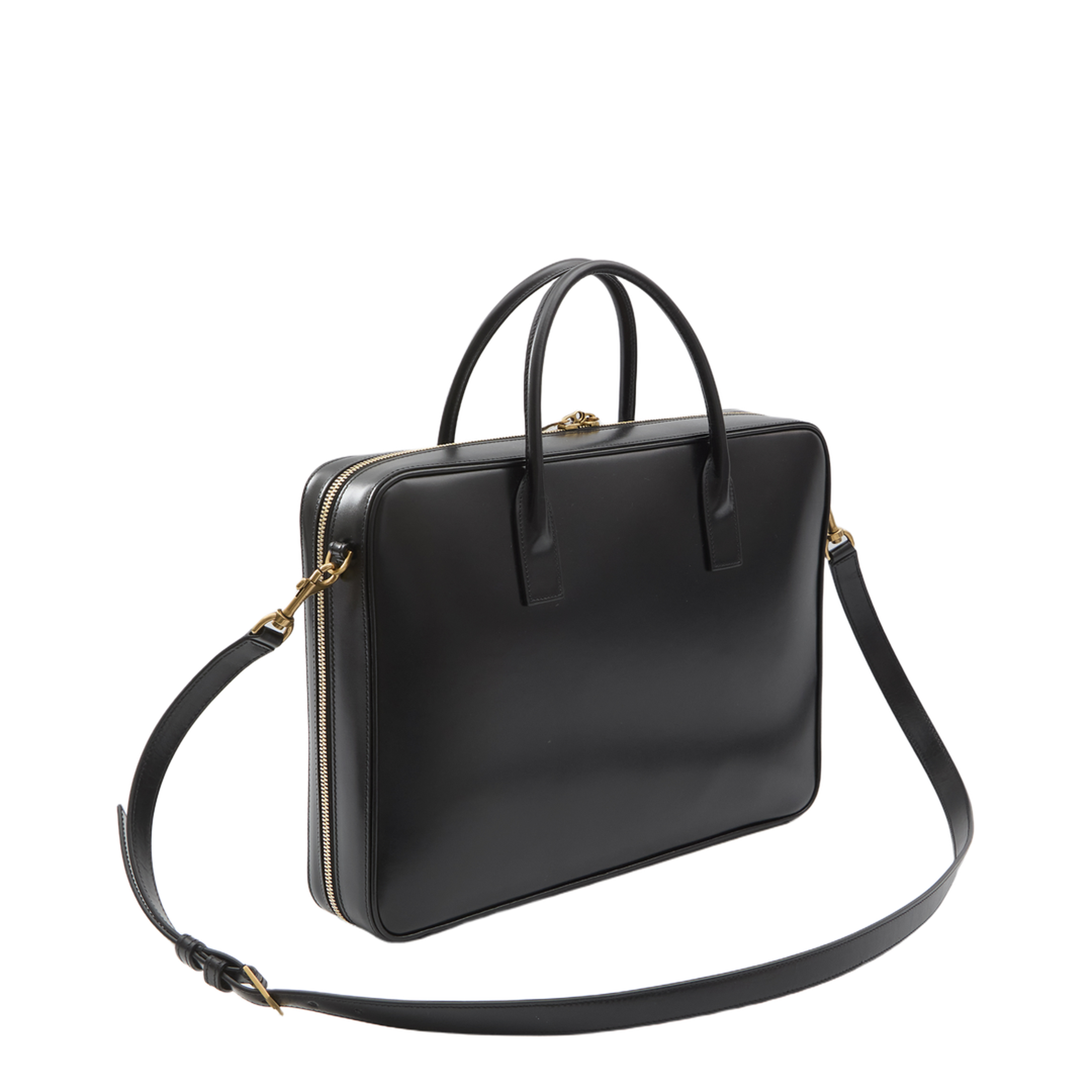Sac de Jour Large Calfskin Bowler Bag - Black