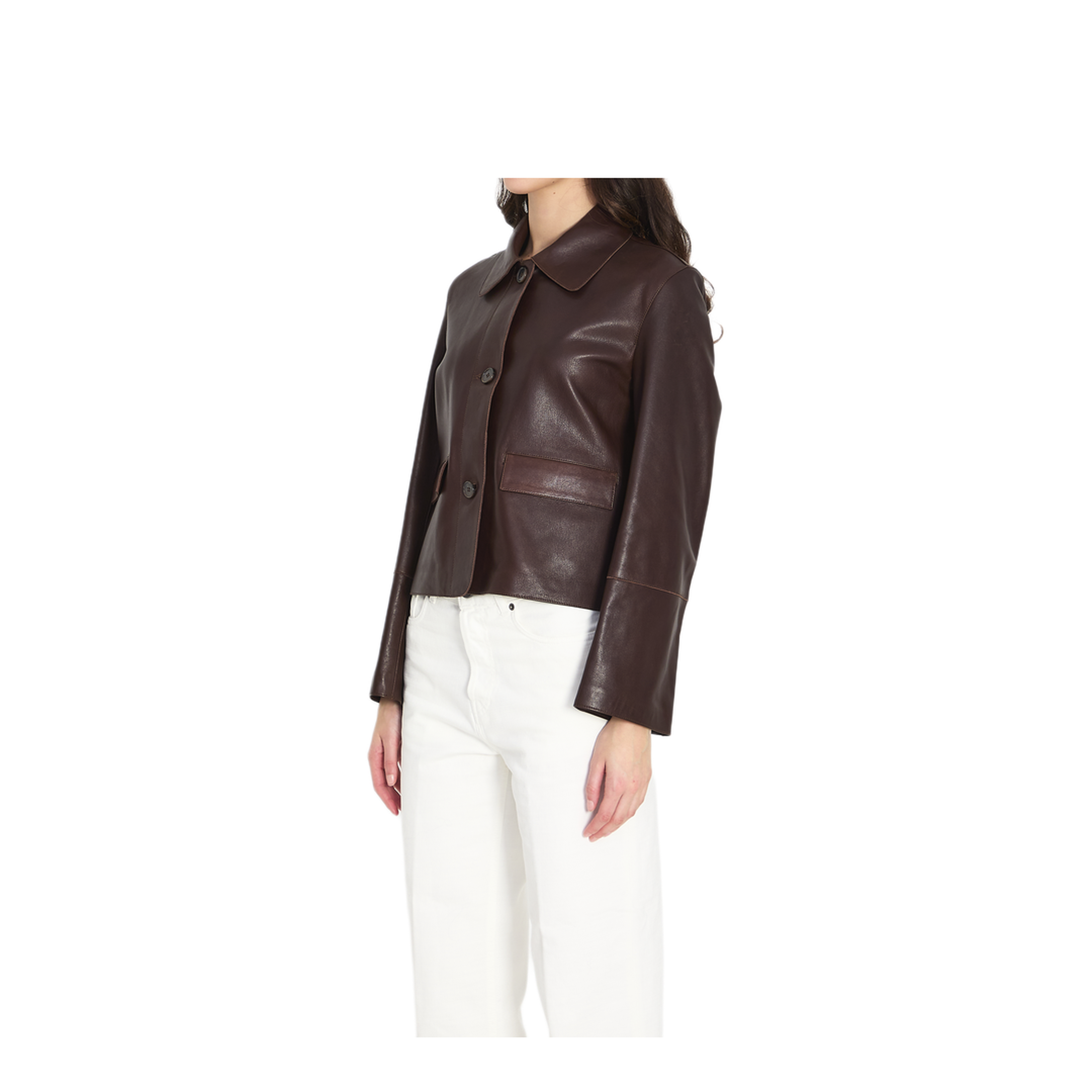 MAYFEYR - Arma - Brown Vintage Leather Jacket - 020L26105202MUDBROWN