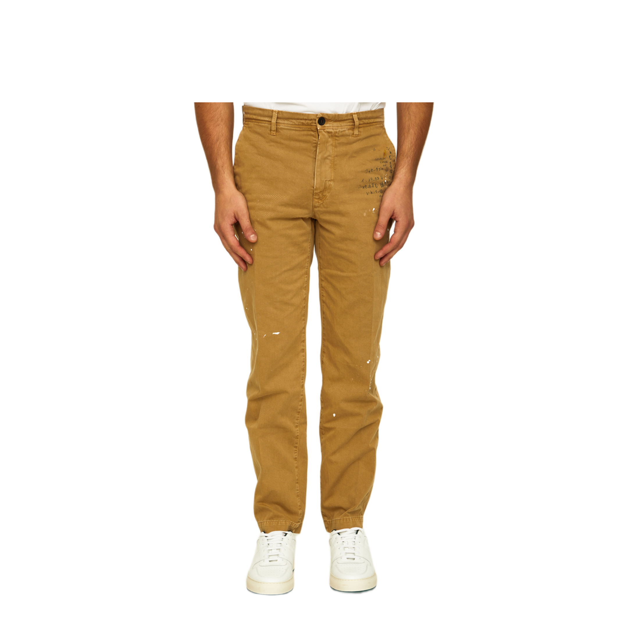 MAYFEYR - Incotex Red X Facetasm - Camel Cotton Trousers - FTP008FX006510